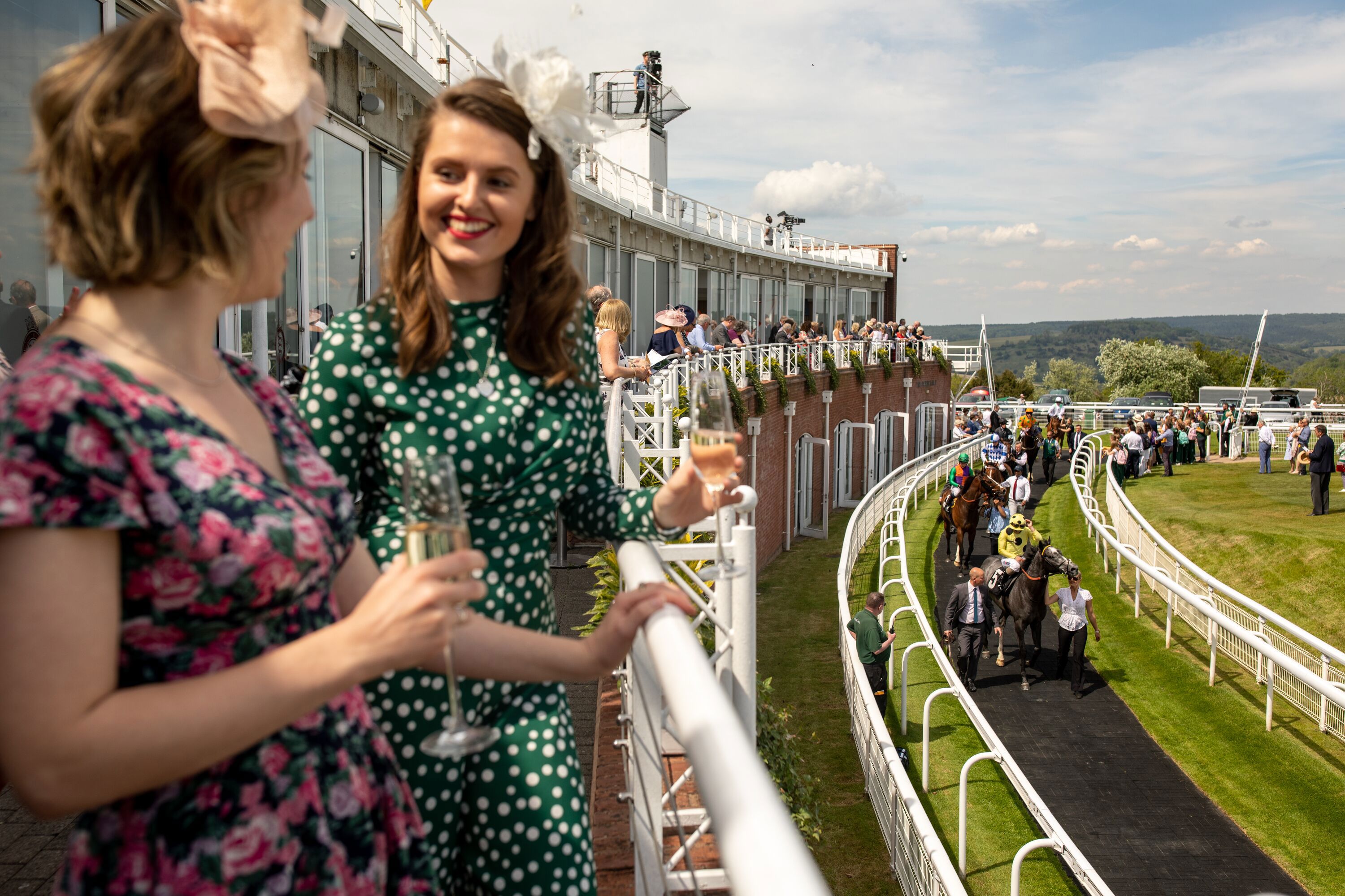 Hospitality- The Racecourse, Goodwood Charlton Hunt balcony