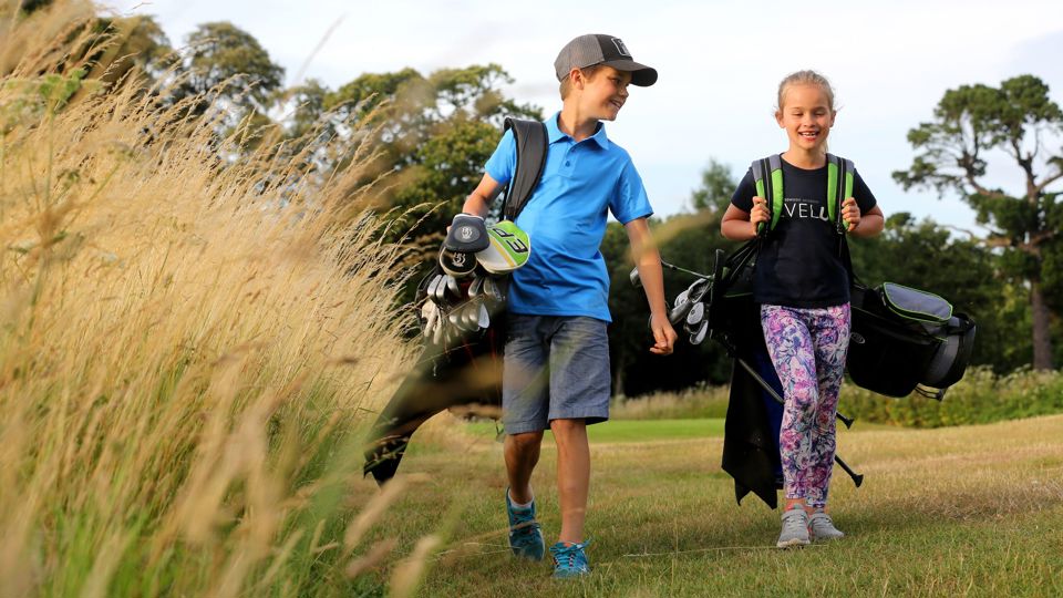 General views of Level Up action at Goodwood Golf, West Sussex. 18th July 2019...Pictured is action from the day including photography with professional golfer Meghan MacLaren...Photograph by Sam Stephenson, 07880 703135, www.samstephenson.co.uk.