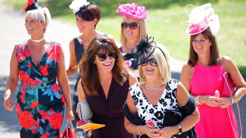 Ladies arriving for the first day.Goodwood  31/7/2018.©Mark cranham-focusonracing.com