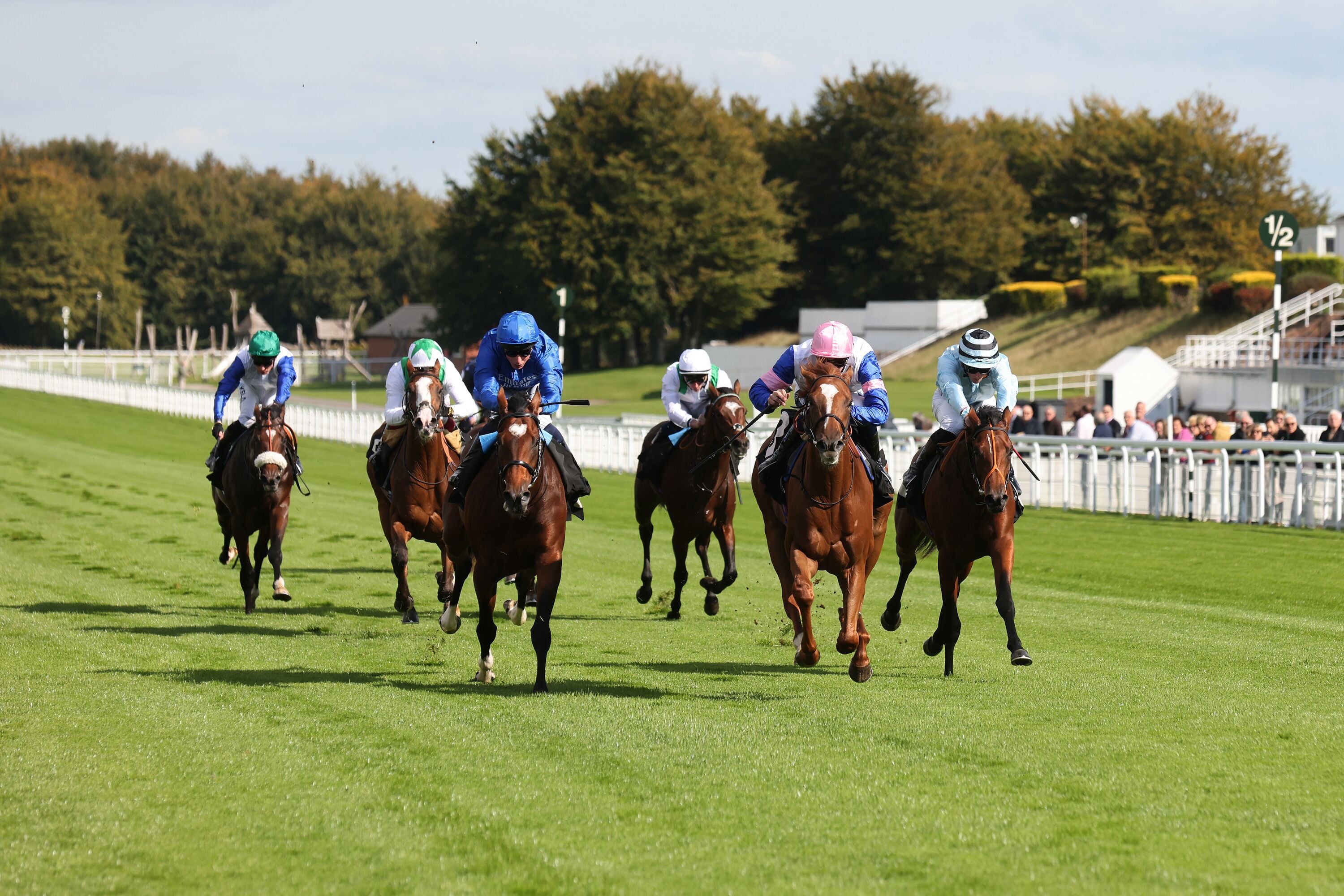Goodwood Raceday - Wednesday 24th September 2025. Pictured is the 2:25
Juddmonte/ British EBF Maiden Stakes (GBB/GBBPlus Race) (Class 2).
Photograph by Sam Stephenson, 07880 703135, www.samstephenson.co.uk.