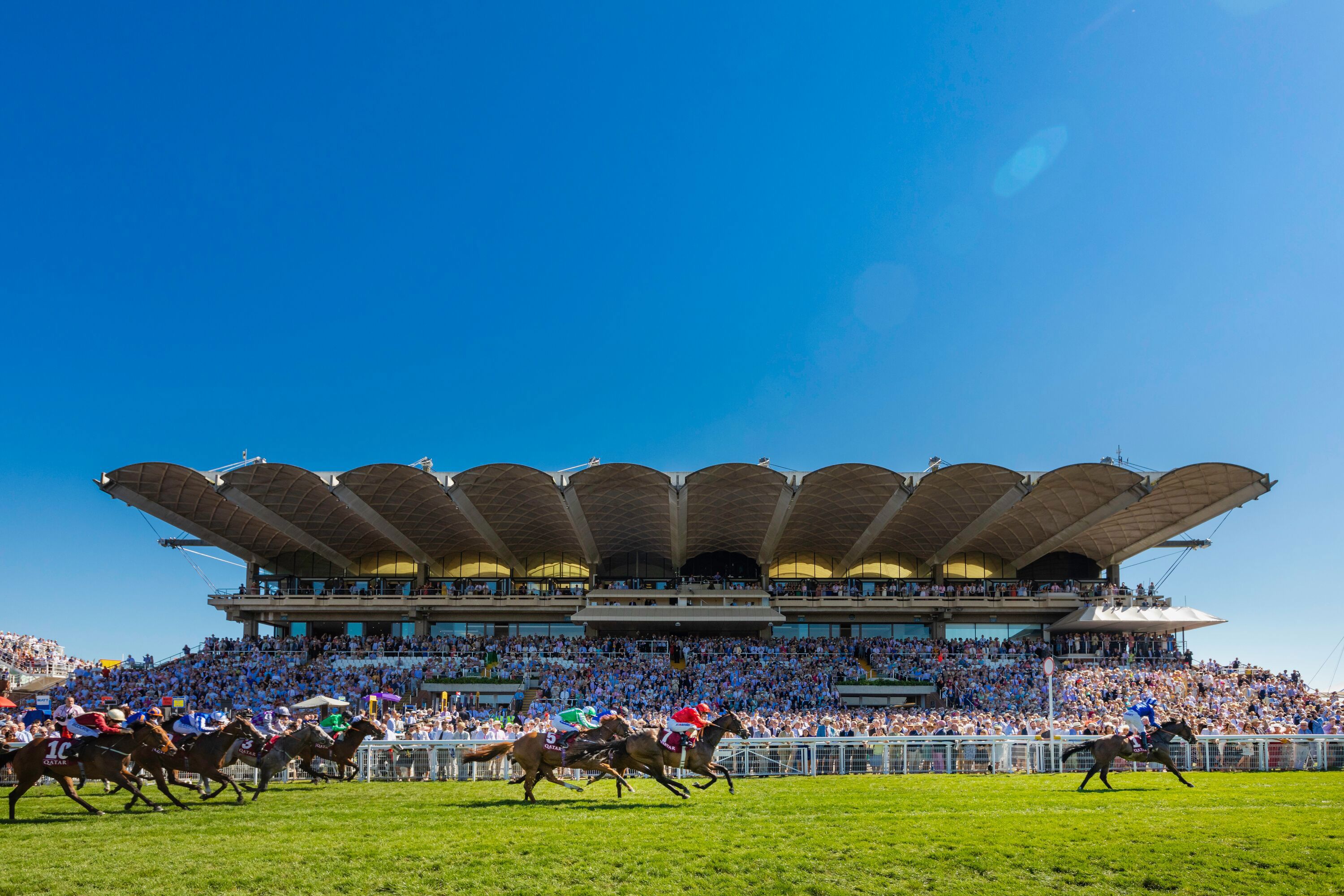 Jim Crowley on Battaash winning The King George Qatar Stakes on the fourth day of the Qatar Goodwood Festival, QGF2018.Picture date: Friday August 3, 2018..Photograph by Christopher Ison ©.07544044177.chris@christopherison.com.www.christopherison.com