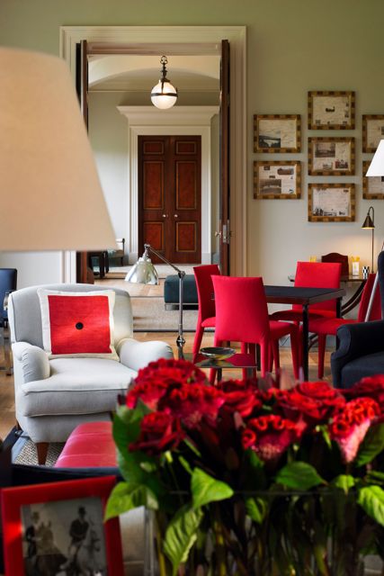 The drawing room at The Kennels