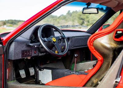 Ferrari F40 interior