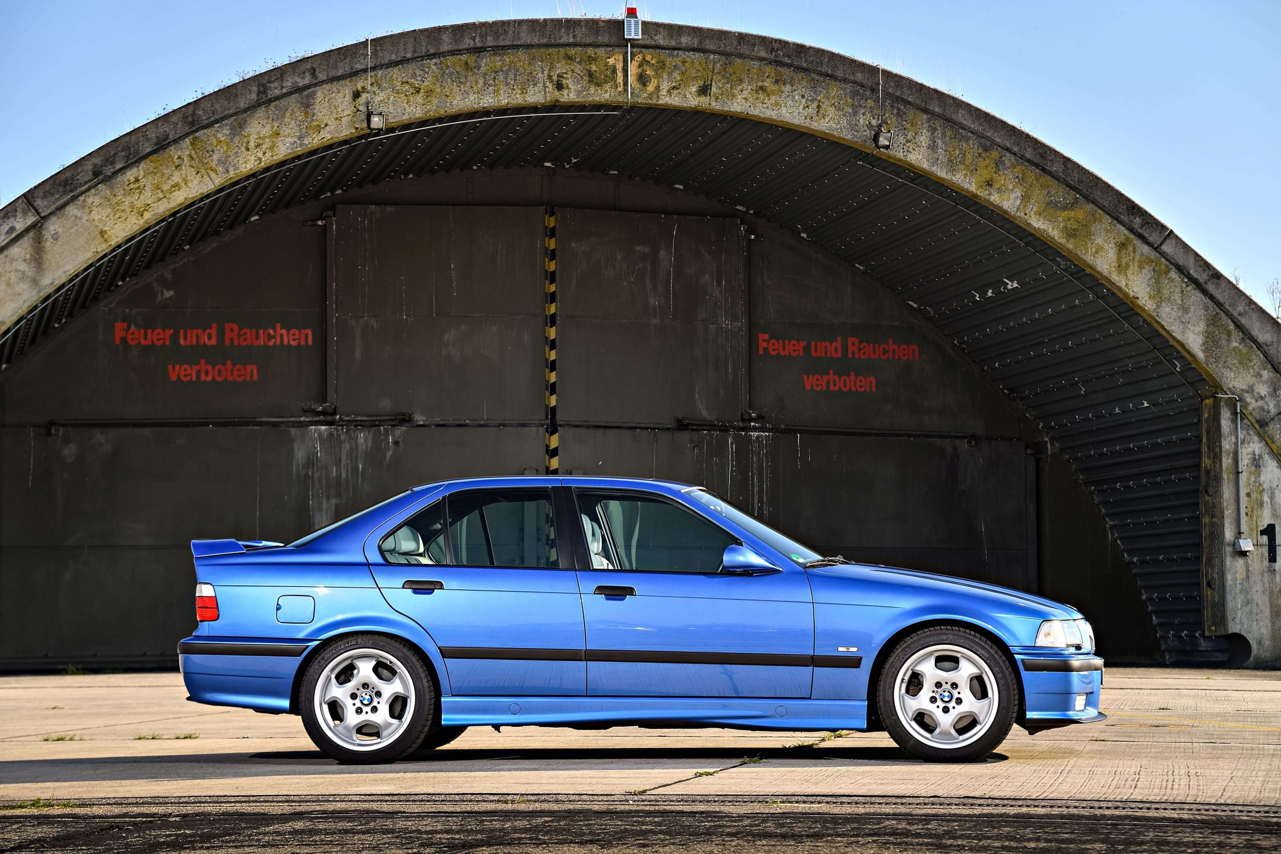 Blue Classic Car BMW M3 E36