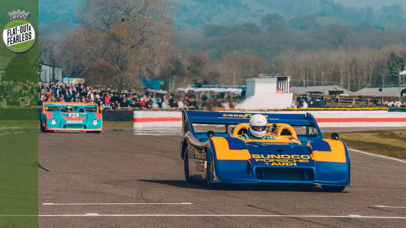 De 1:43 Diecast Modelauto van de Porsche 917/30 Team Sunoco #6 van de