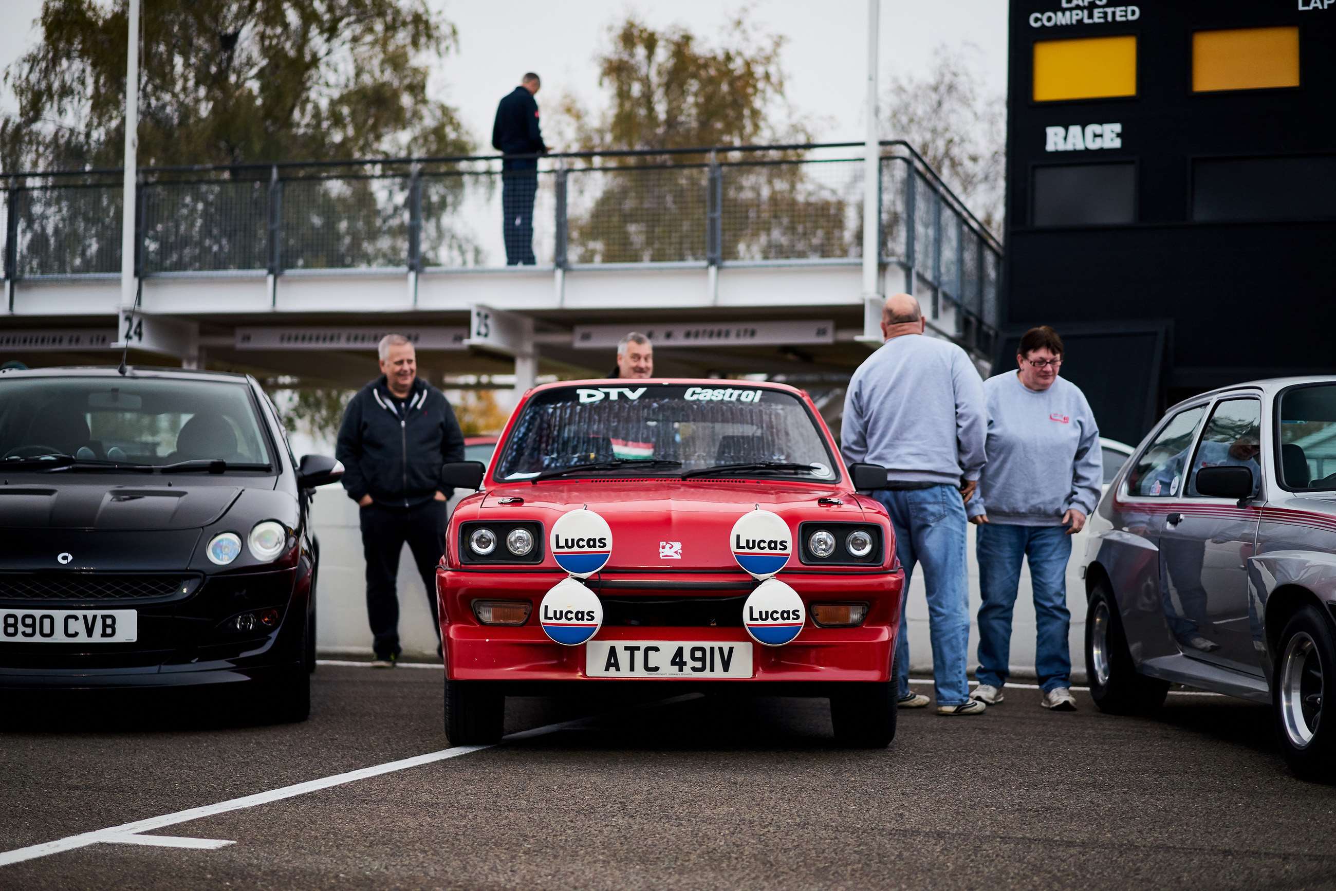 On the grid at Hot Hatch Sunday