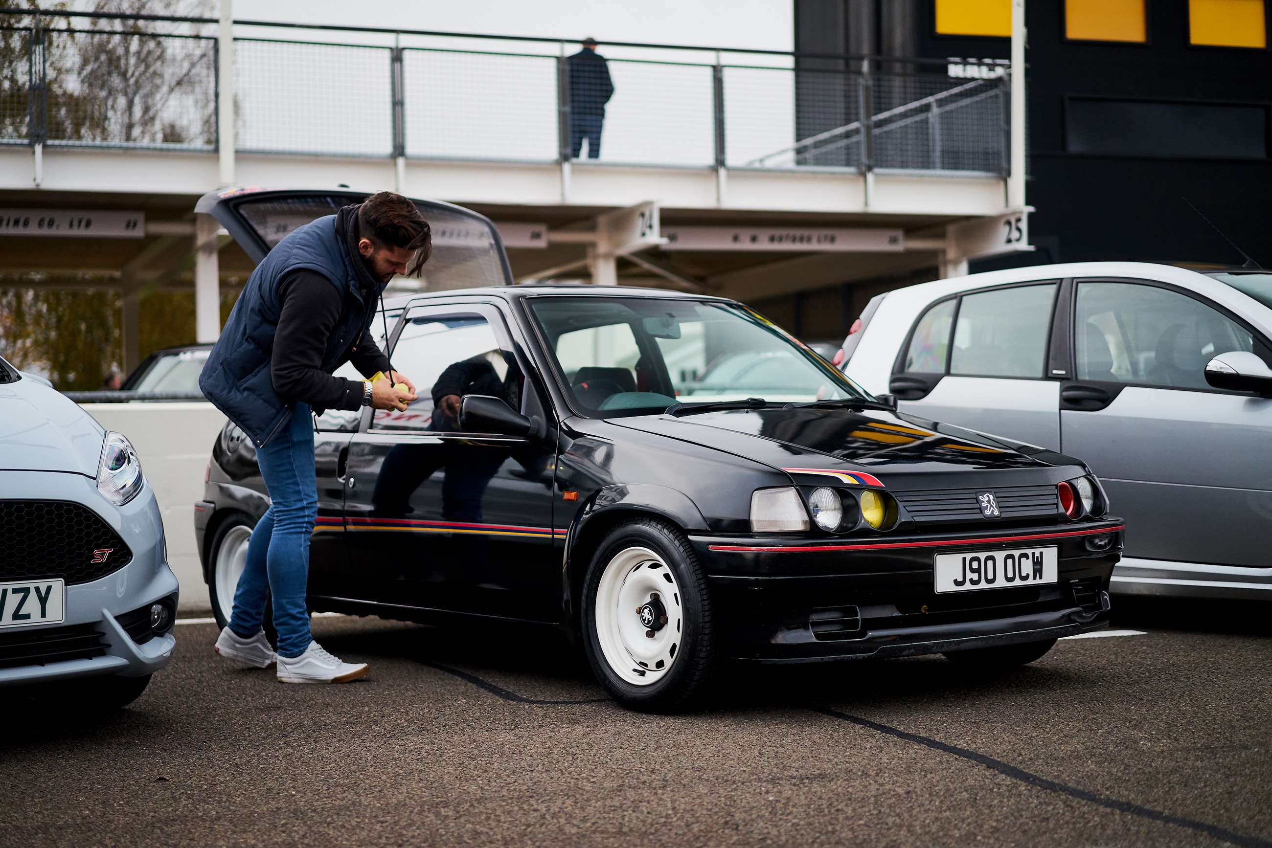 On the grid at Hot Hatch Sunday