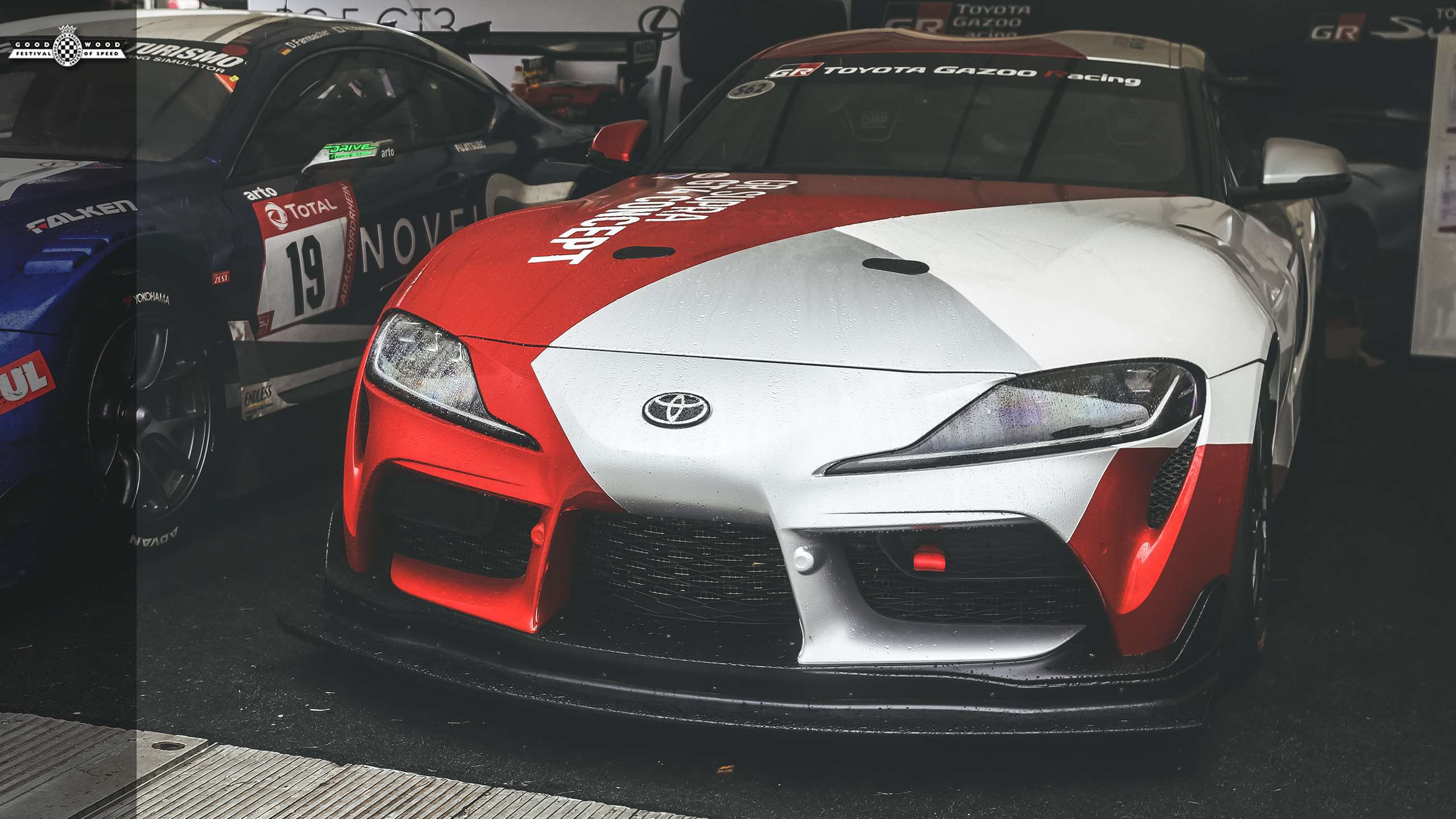 [Video] Incredible Toyota Supra GT4 Concept slides up the Hill at FOS