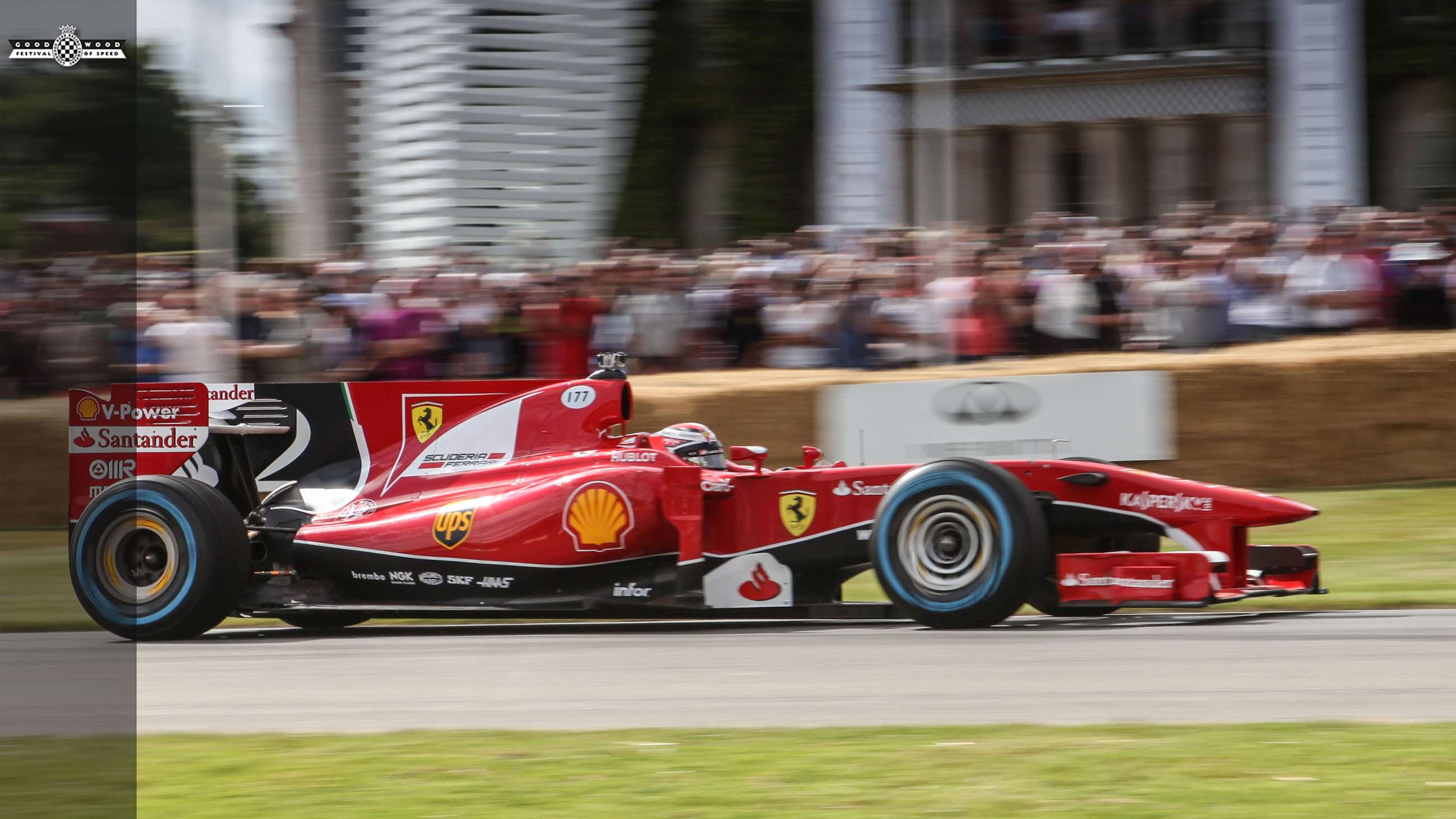 Video Kimi Raikkonen Hurls The Ferrari F10 Up The Hill Fos 2015 Grr