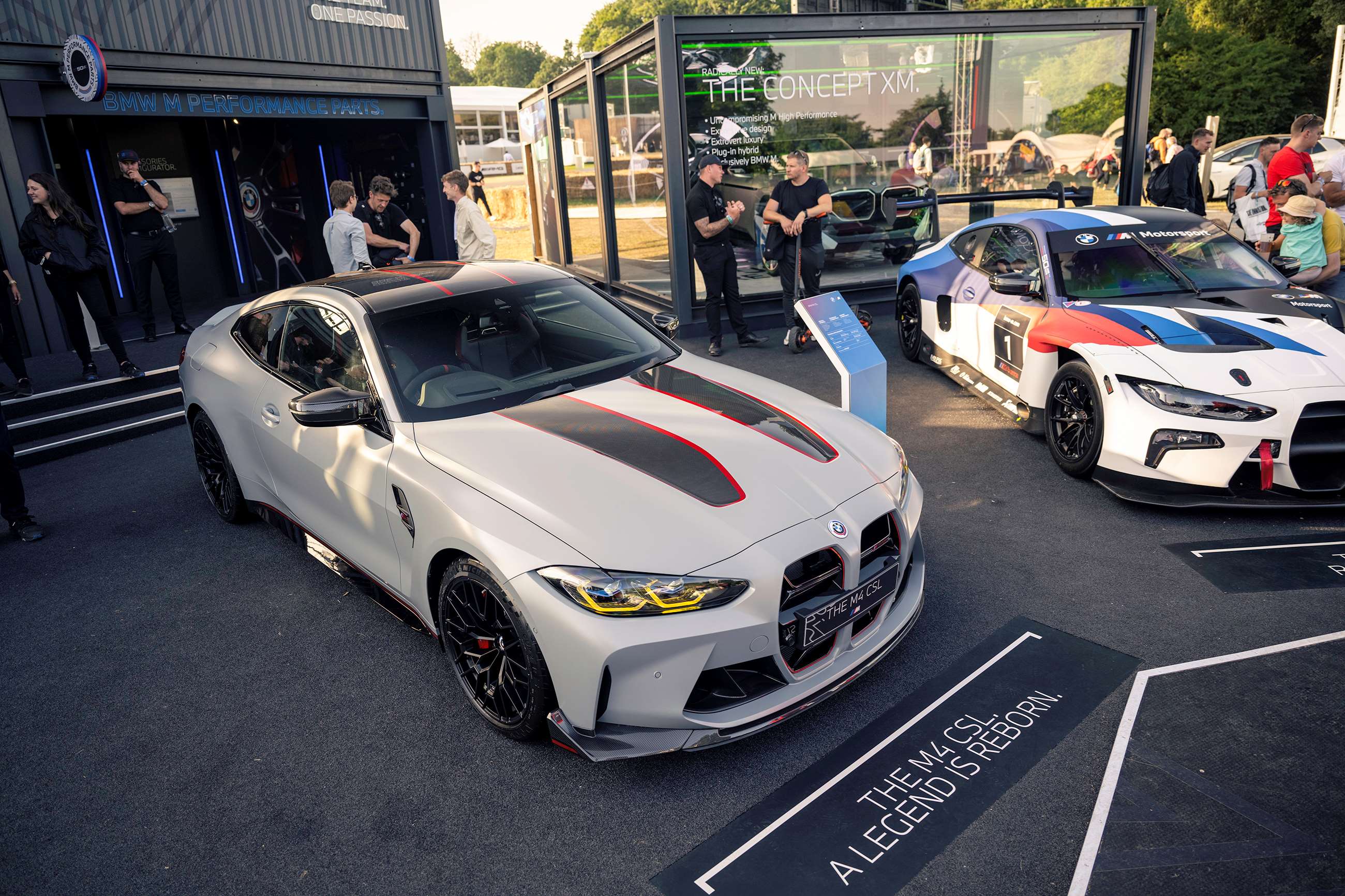 BMW M4 CSL muscles into Goodwood GRR
