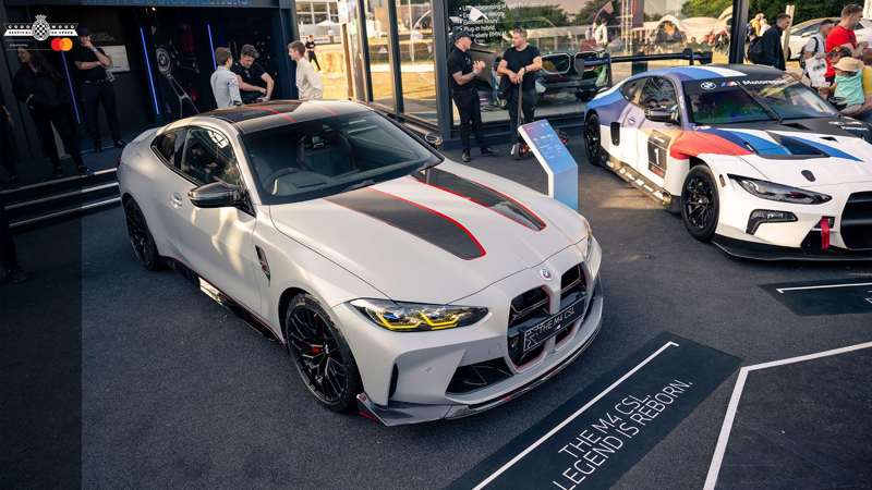 BMW M4 CSL muscles into Goodwood | GRR