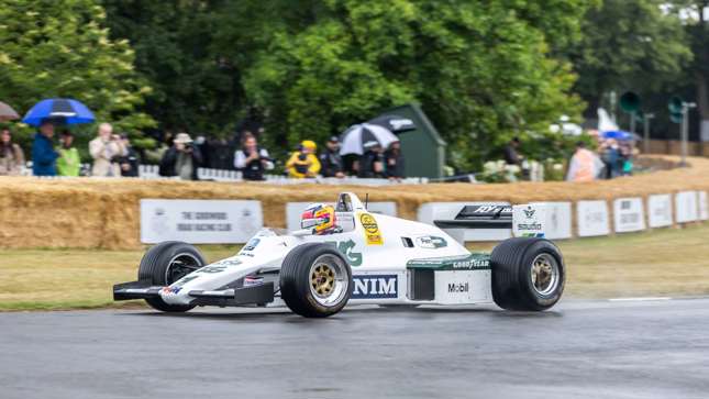 Iconic Formula 1 cars at the 2023 Festival of Speed