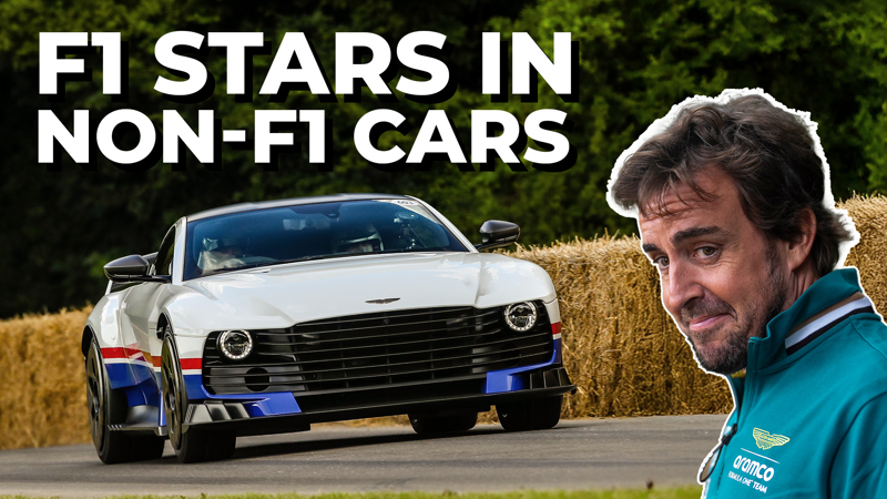 [Video] Formula 1 stars in non-F1 cars at Festival of Speed | GRR