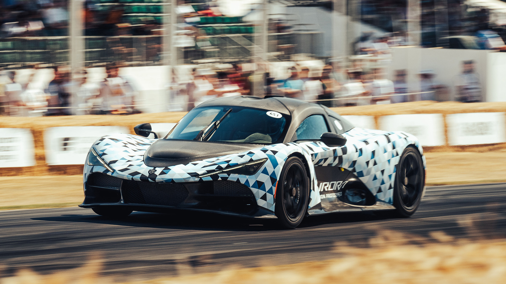 This V12 monster put the hype in hypercar at the Festival of Speed