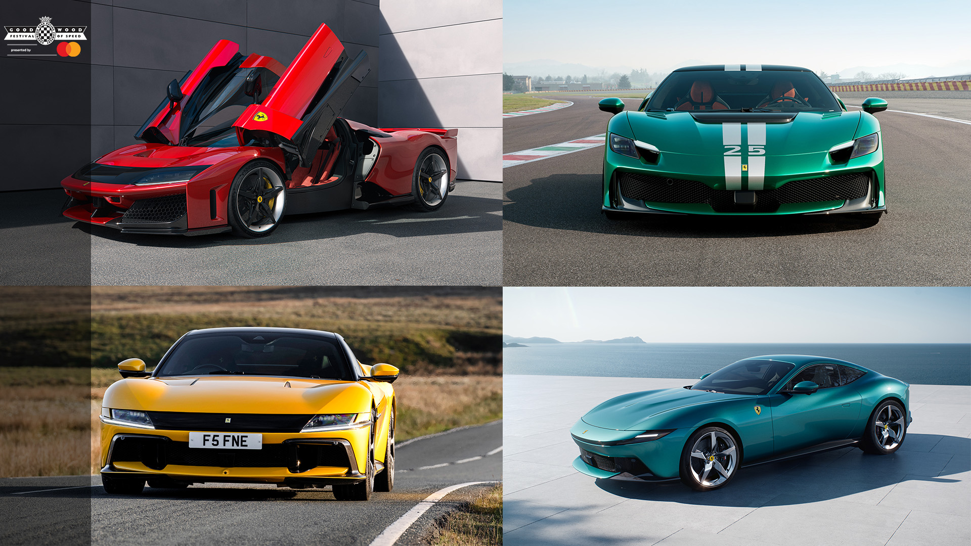 Video Ferrari F80 flies at Festival - Ferrari At Festival Of Speed 2025 Main 