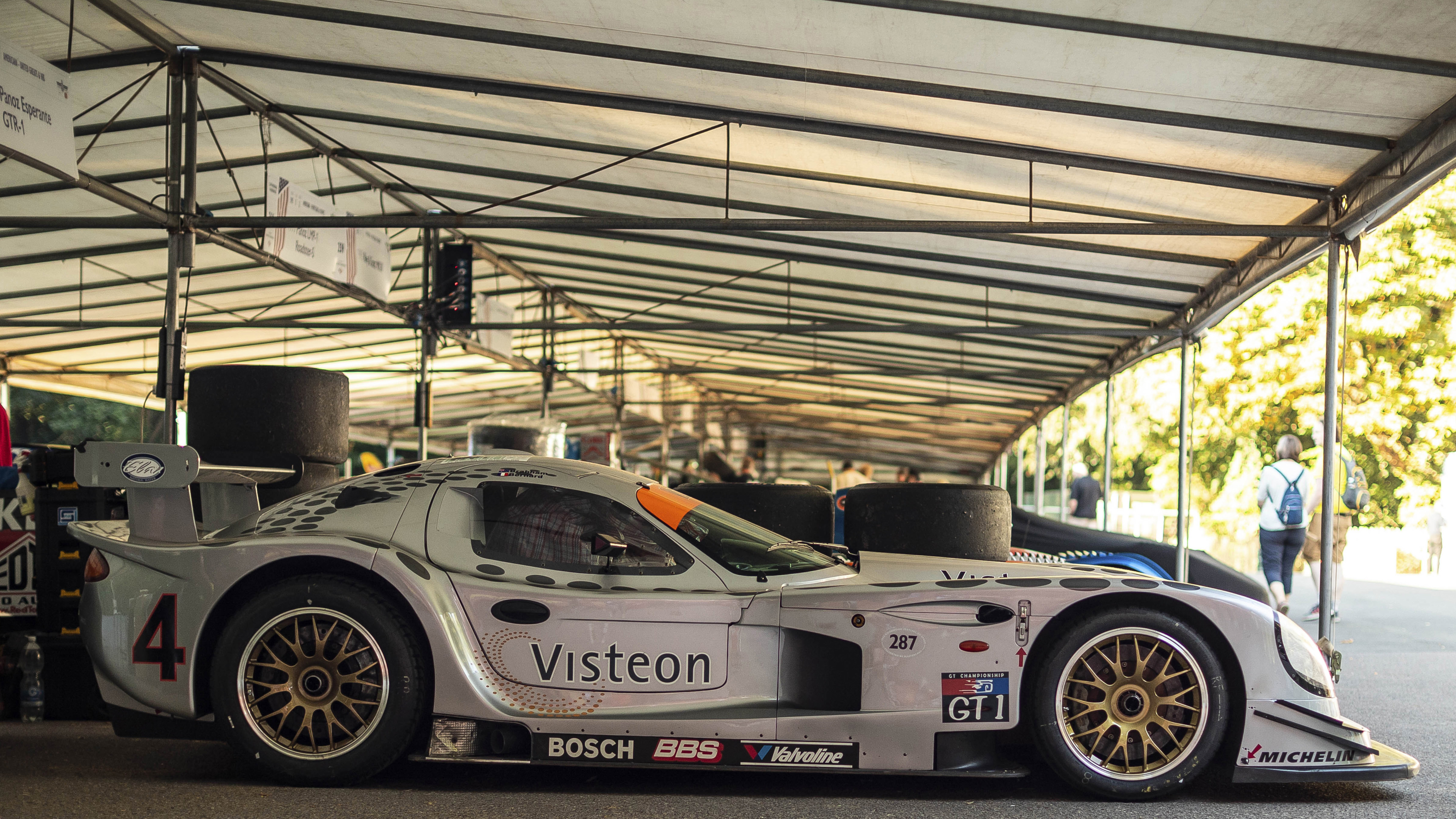 The Panoz Esperante GTR-1 joined our Americana Celebration presented by Bank of America.