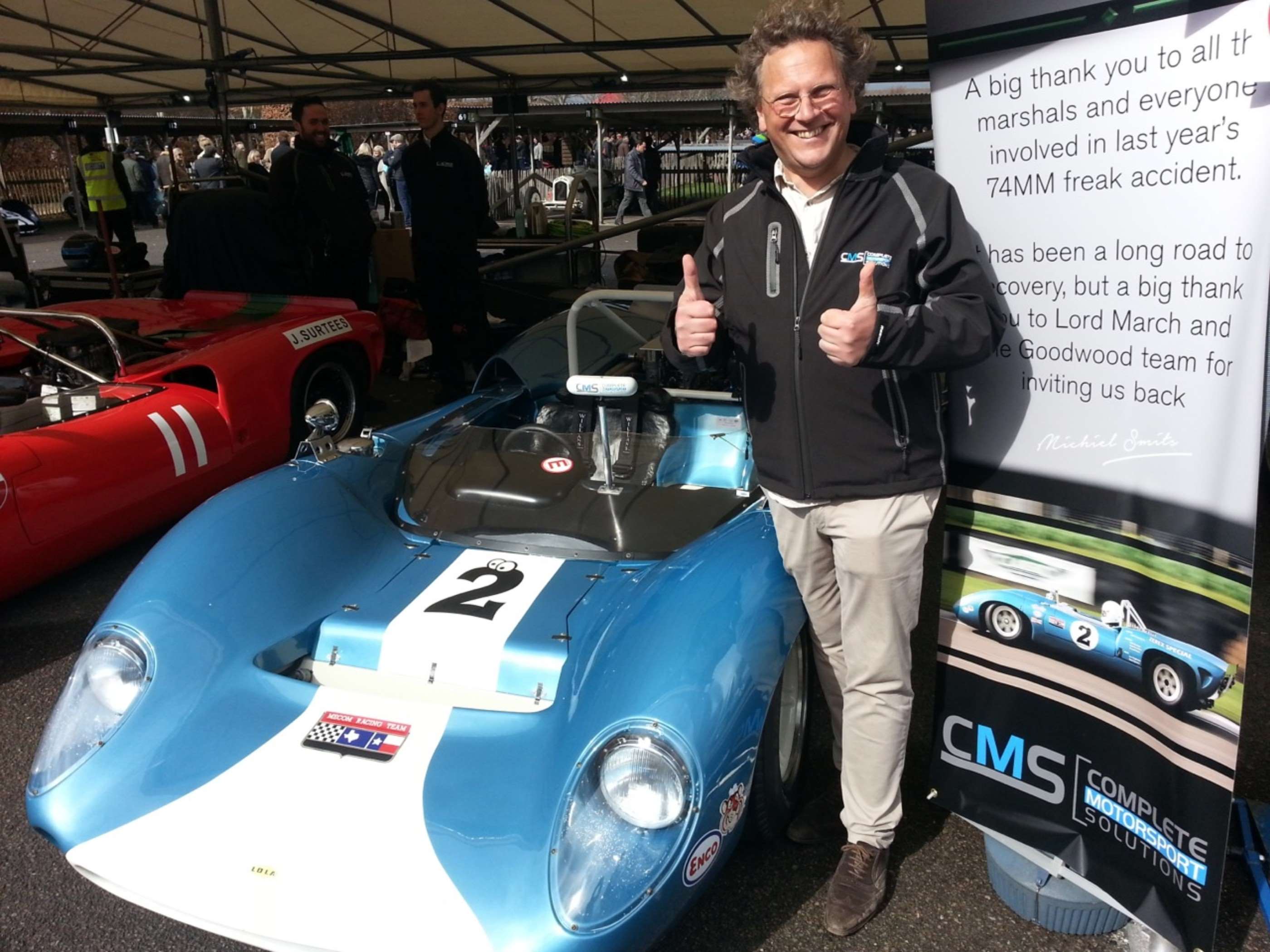 One year on Michiel Smits returns to his Lola T70