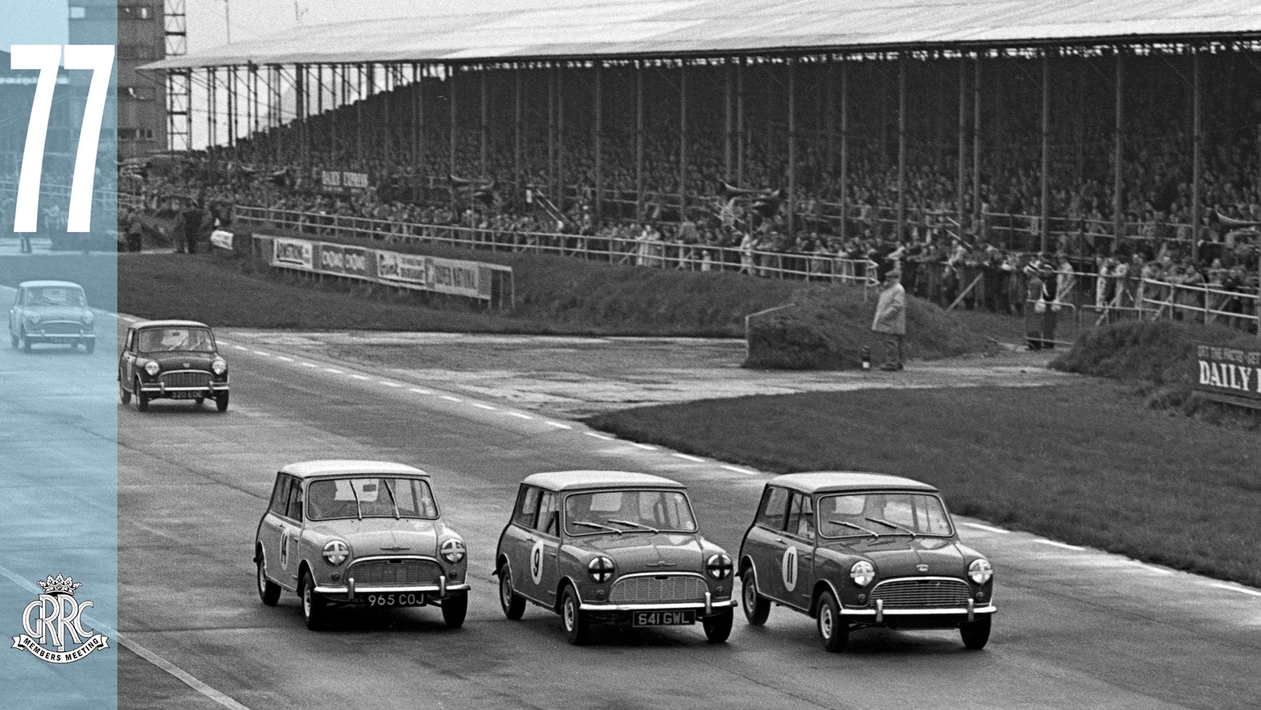 60 original Mini race cars to compete at the 77th Members' Meeting