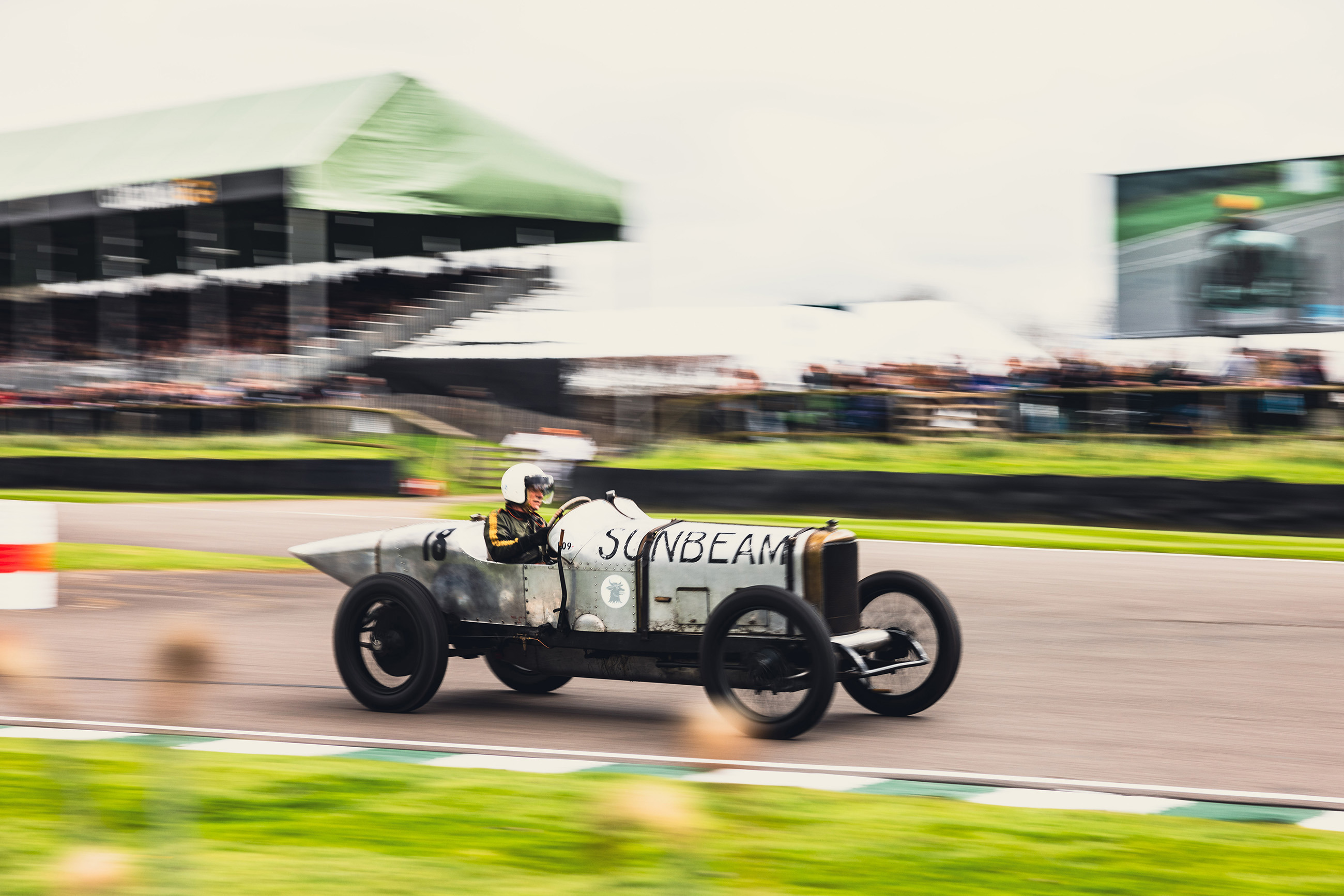 Julian Mazjub won the S.F. Edge Trophy with the Sunbeam 'Indianapolis' at the 77th and 81st Members' Meetings