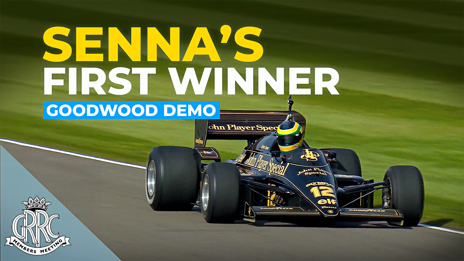 Ayrton Senna’s first F1 win will be remembered at 82MM | GRR