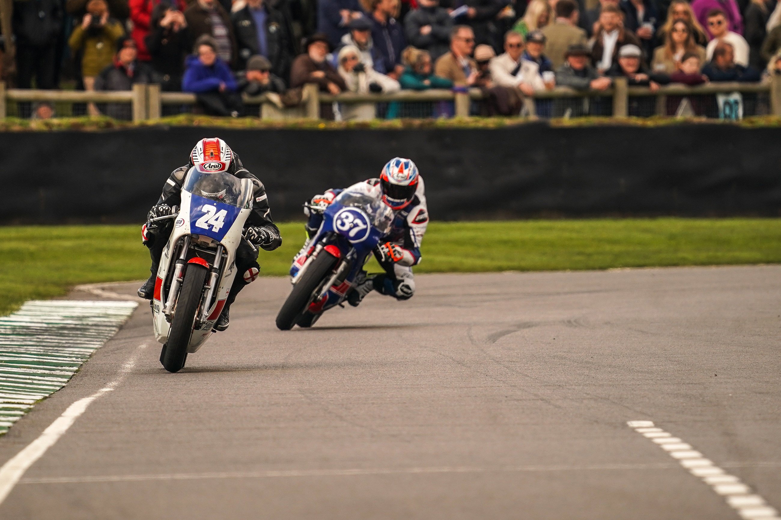 Scott Carson (#24) won the Hailwood Trophy at the 80th Members' Meeting