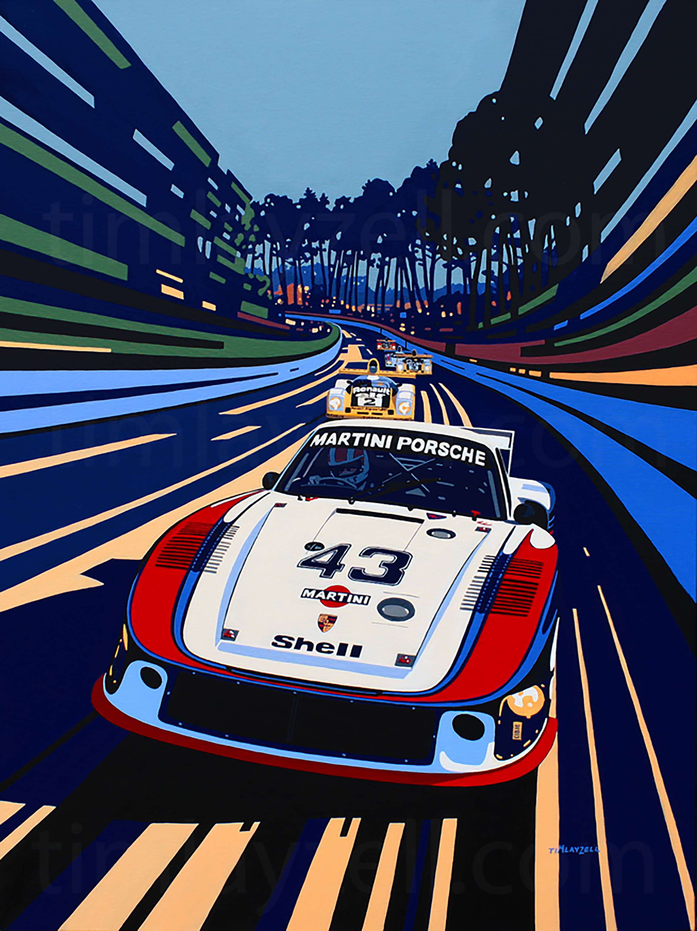 Tim Layzell's Motorsport pop-art is the ultimate eye-candy