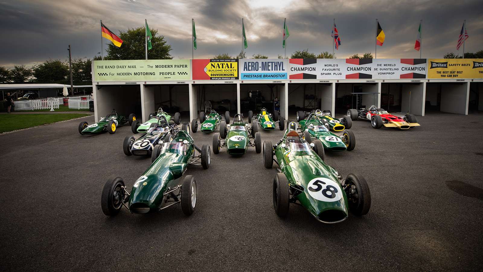Lotus celebration at the 2023 Goodwood Revival
