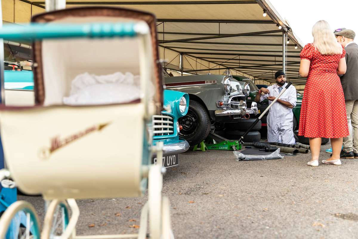 Exploring the paddocks of the Goodwood Revival GRR