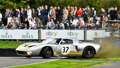 Ford GT40 racing in the Whitsun Trophy at Goodwood Revival.