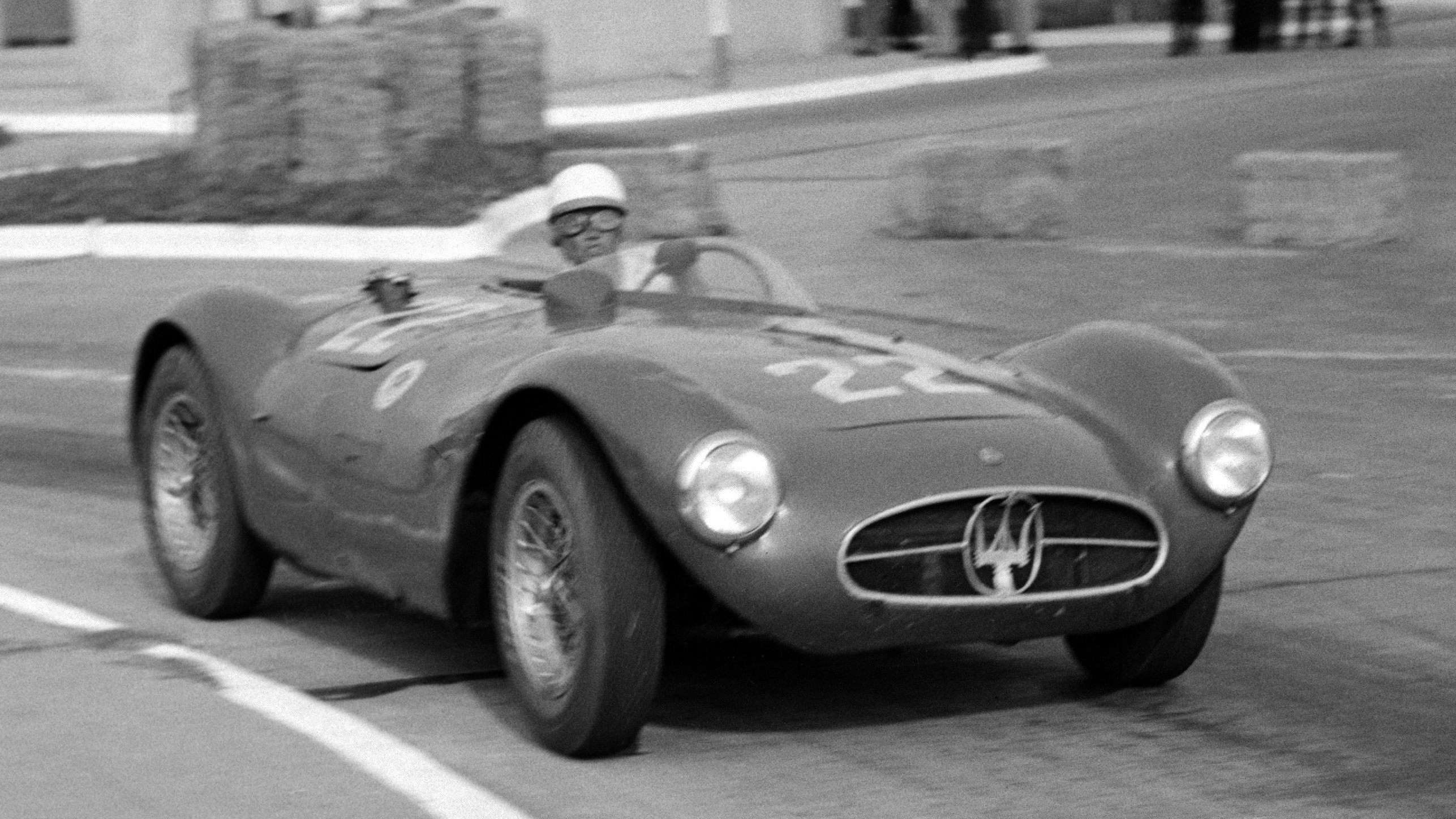 De Filippis raced a Maserati A6GCS at the 1956 Buenos Aires 1,000Km Buenos Aires.