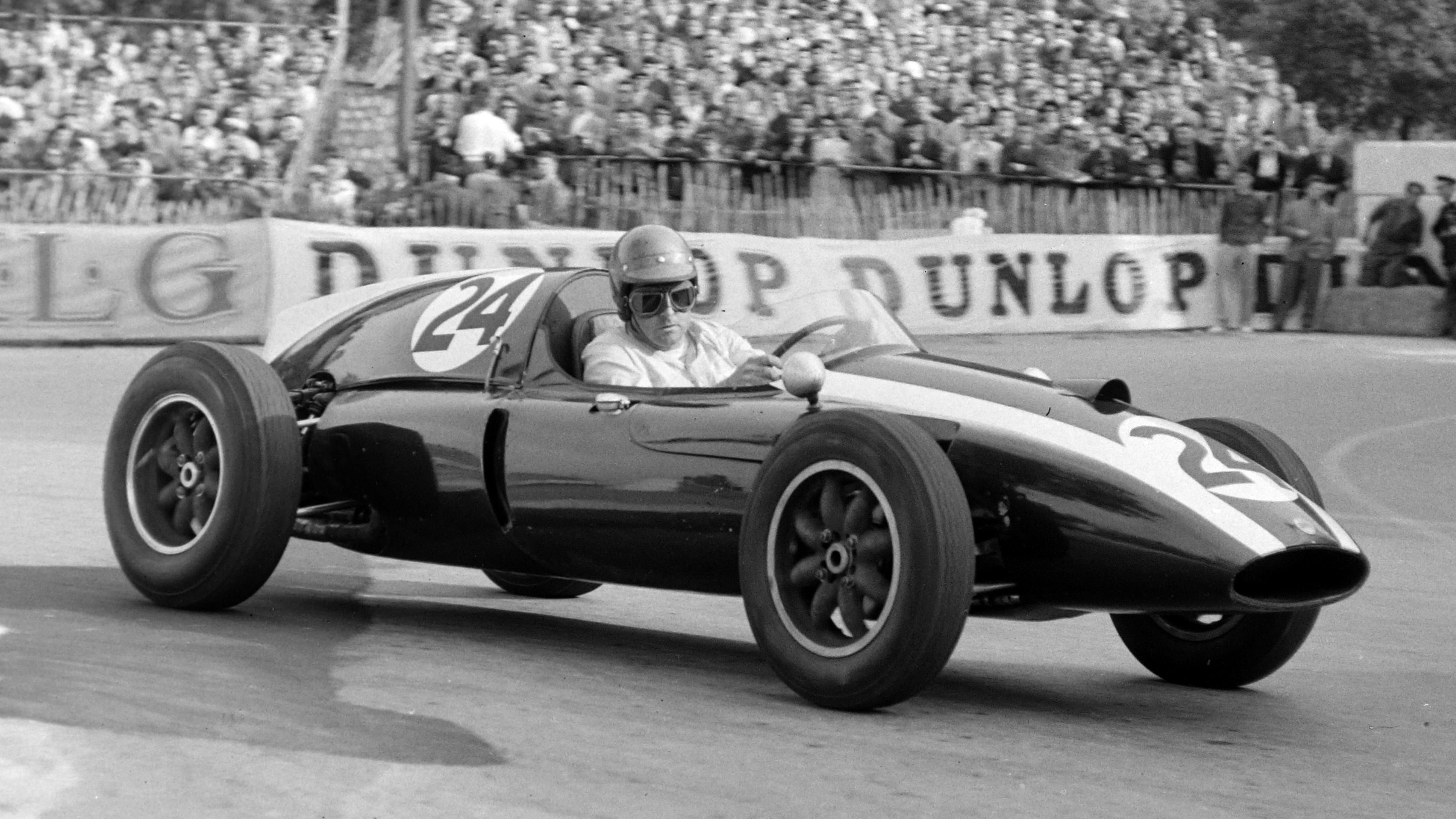 Brabham won both his and Cooper's first F1 race at the 1959 Monaco Grand Prix, driving the Cooper T51.