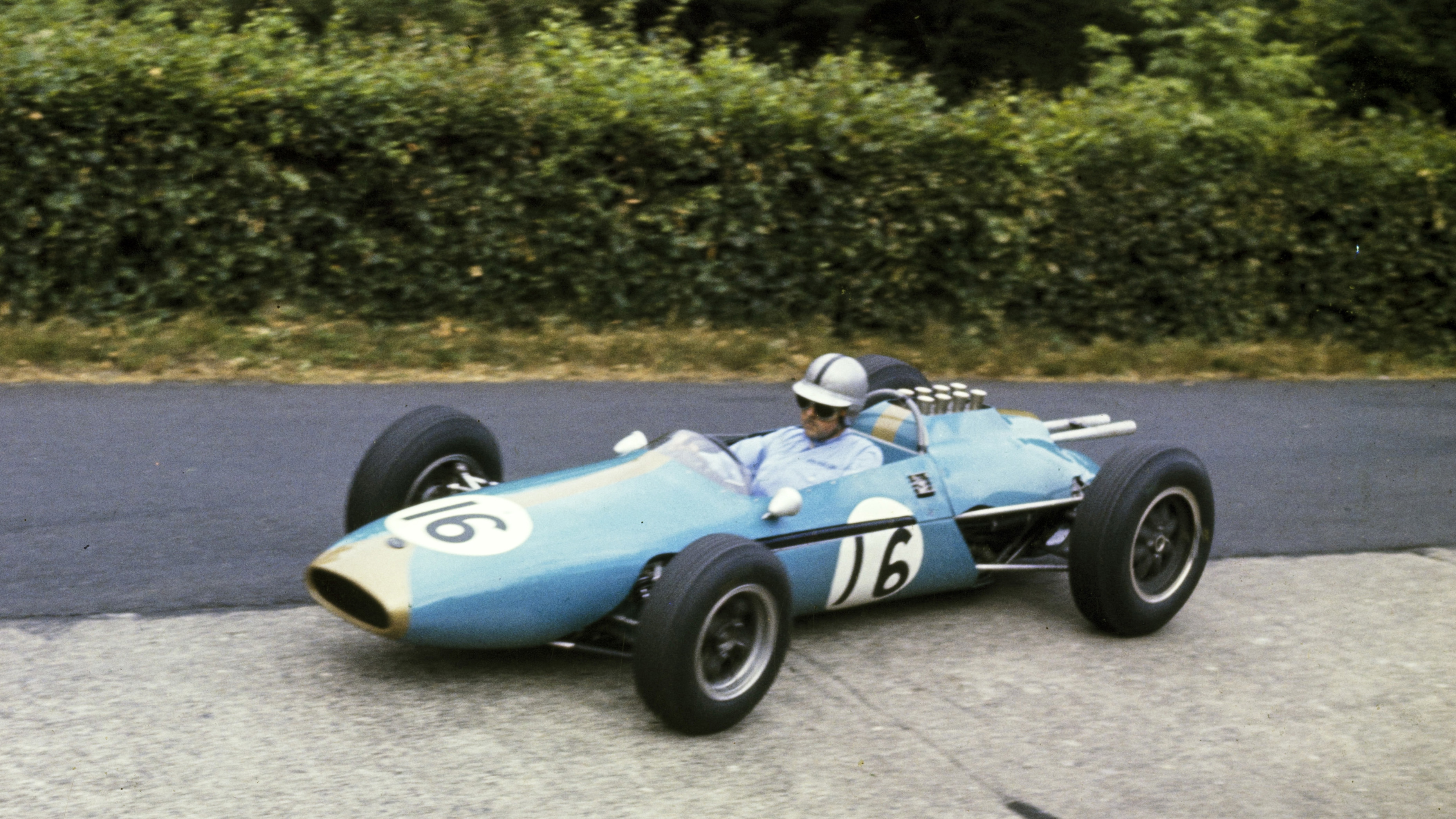 The Brabham team's first race came at the Nürburgring. Jack Brabham drove the BT3 at the 1962 German Grand Prix, though he retired. 