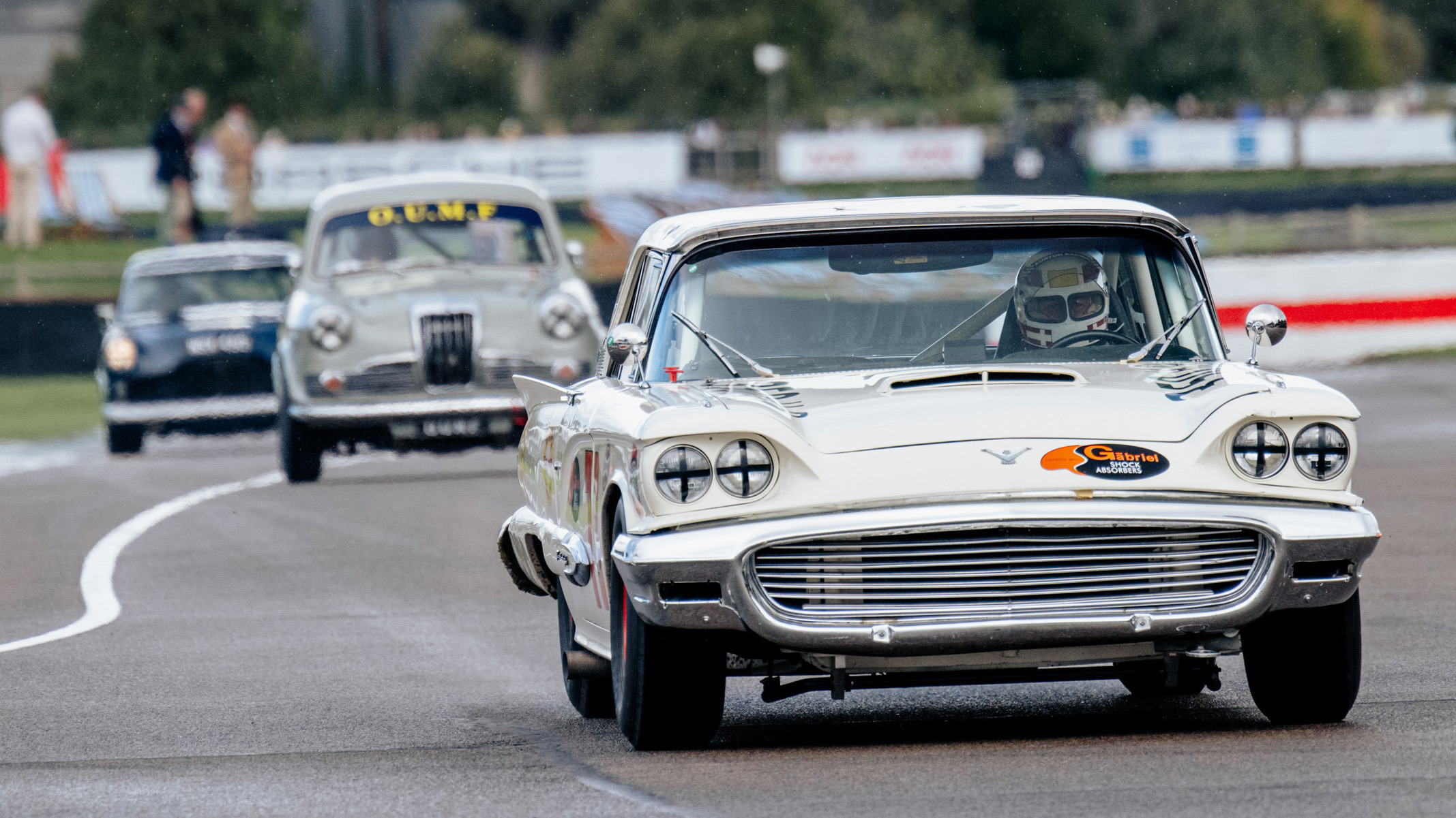 This Ford Thunderbird was at the centre of an excellent battle during the 2025 St. Mary's Trophy, in which Kristensen left late to secure another win.