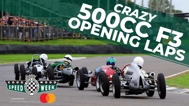 Video F3 Racers Swarm Goodwood Grr