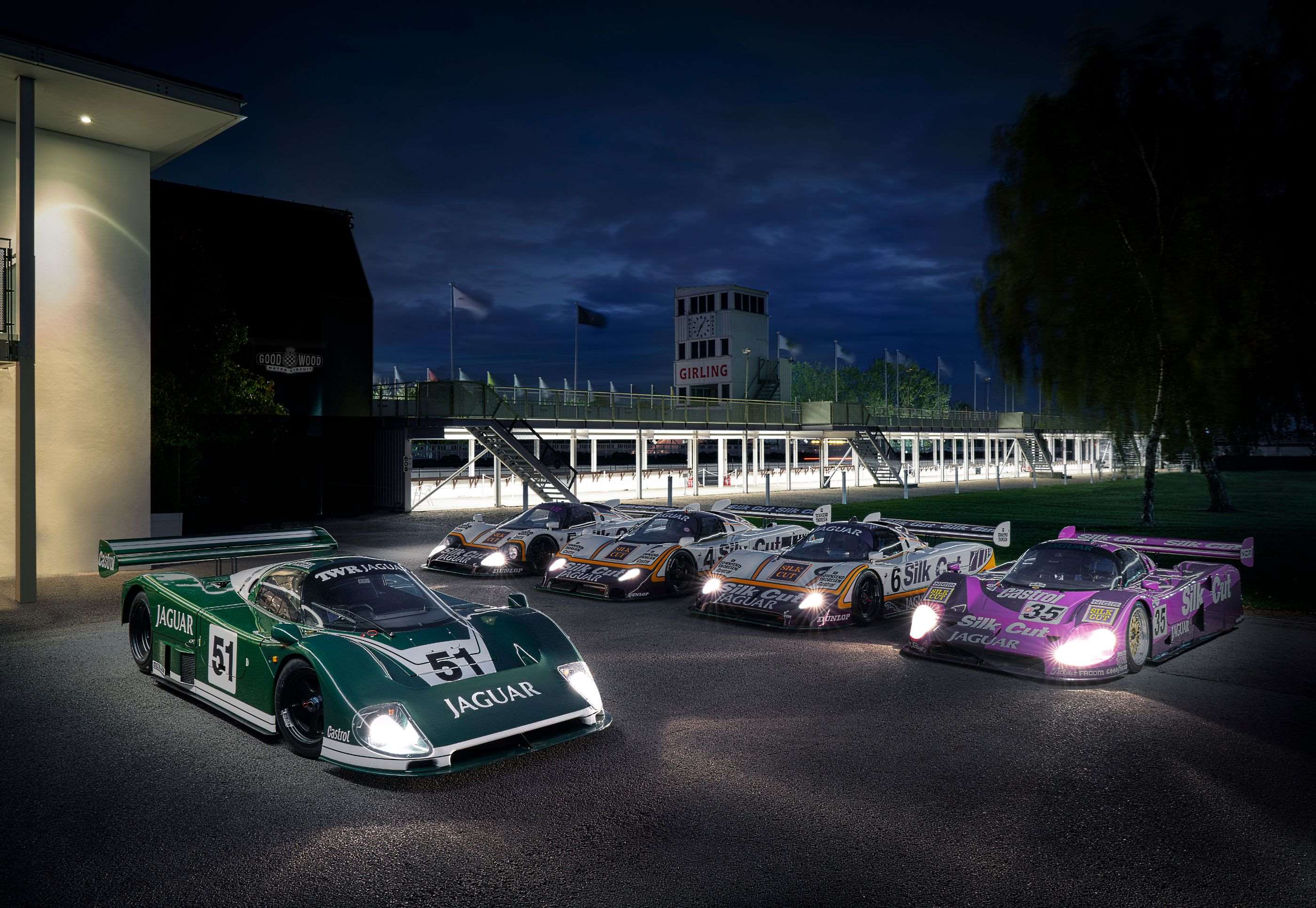 TWR Jaguars after dark | GRR