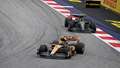Lando Norris and Lewis Hamilton at the 2023 Austrian Grand Prix
