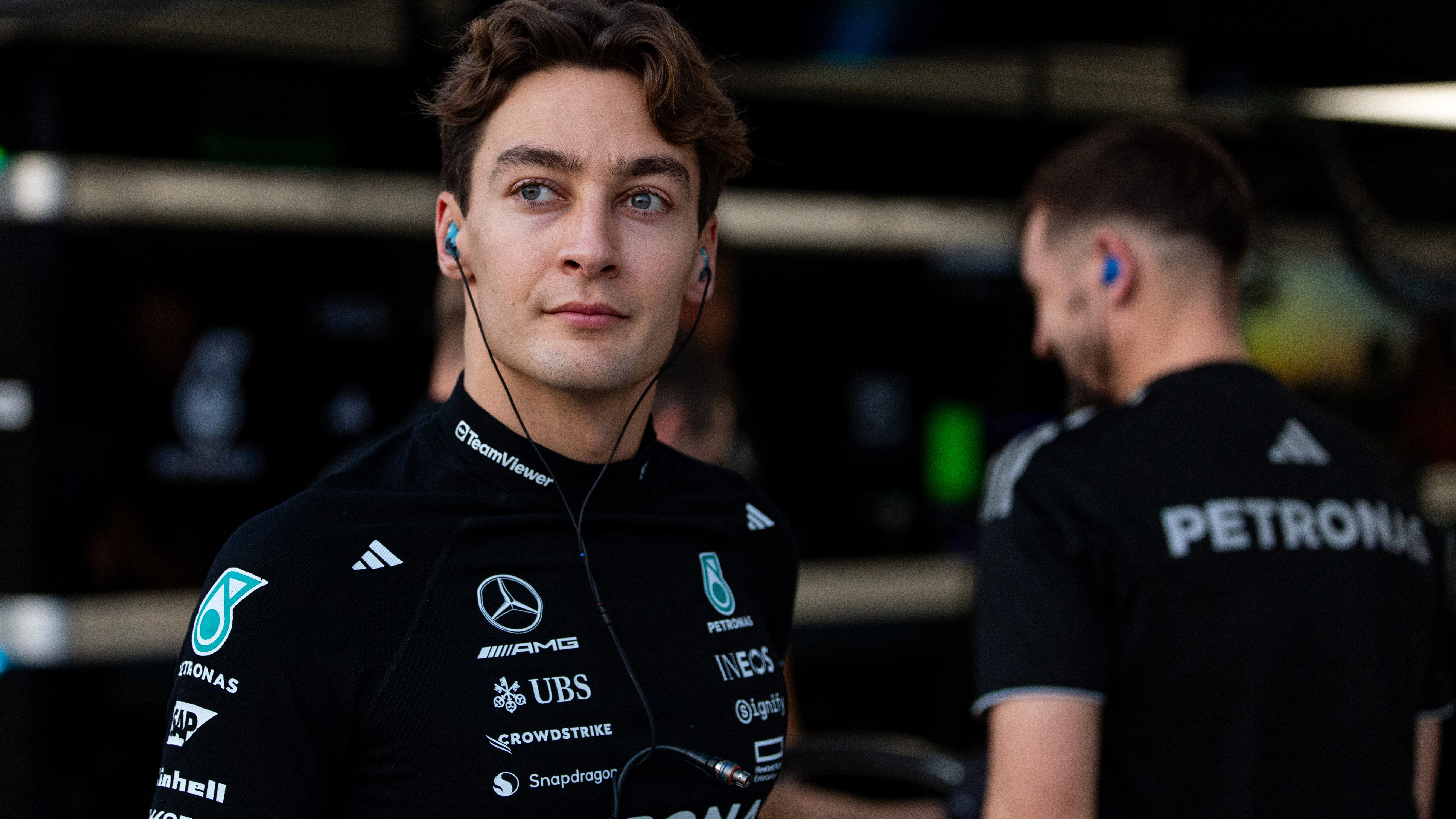 George Russell Using Computer Image INTERVIEW: George Russell has his sights set on a Championship battle | GRR