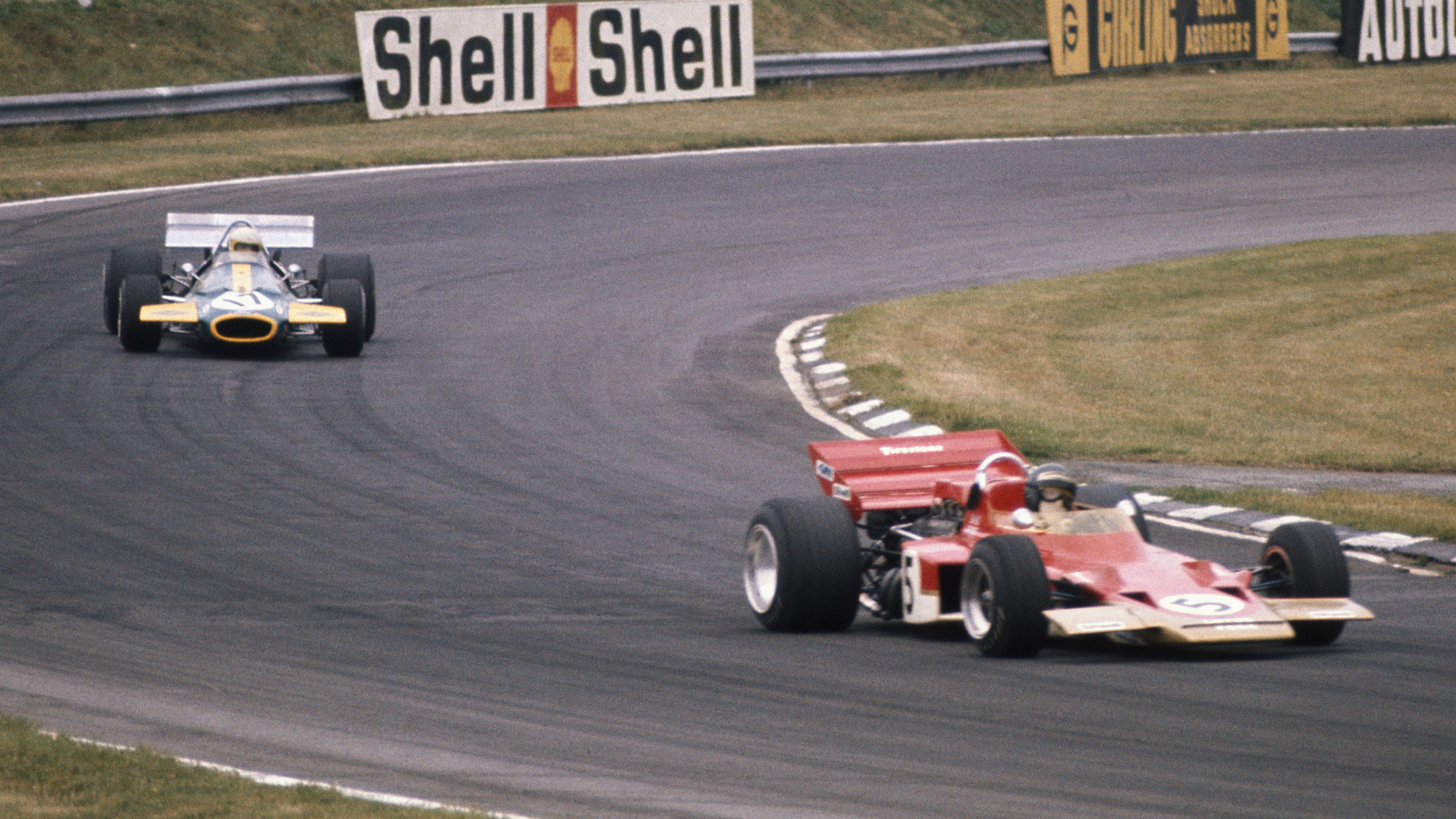 Brabham was passed by Rindt at the final corner of the 1970 British Grand Prix, where the Austrian took his third consecutive win of the season. 