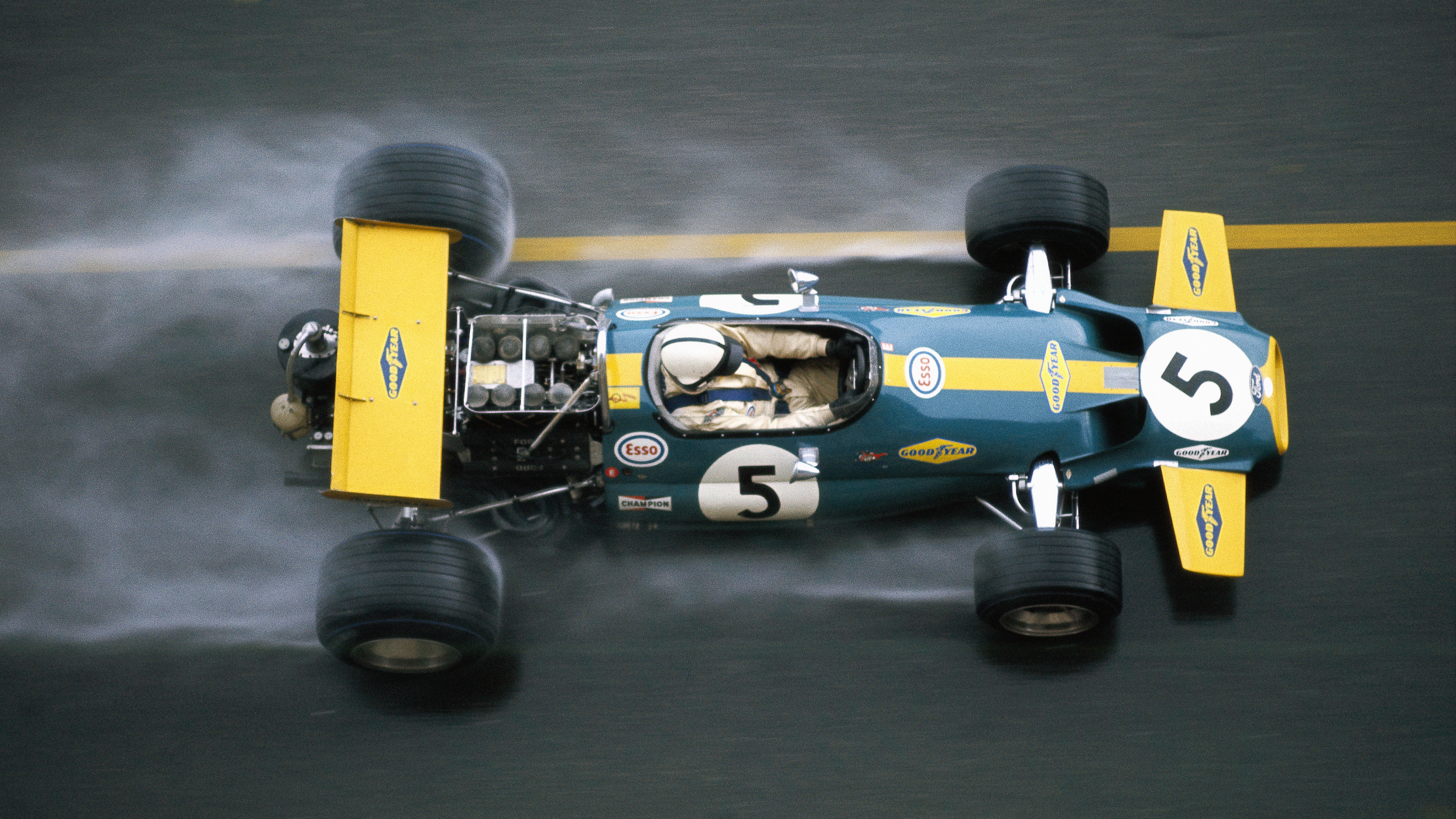 Brabham led much of the 1970 Monaco Grand Prix but ended up finishing second to Lotus' Jochen Rindt.