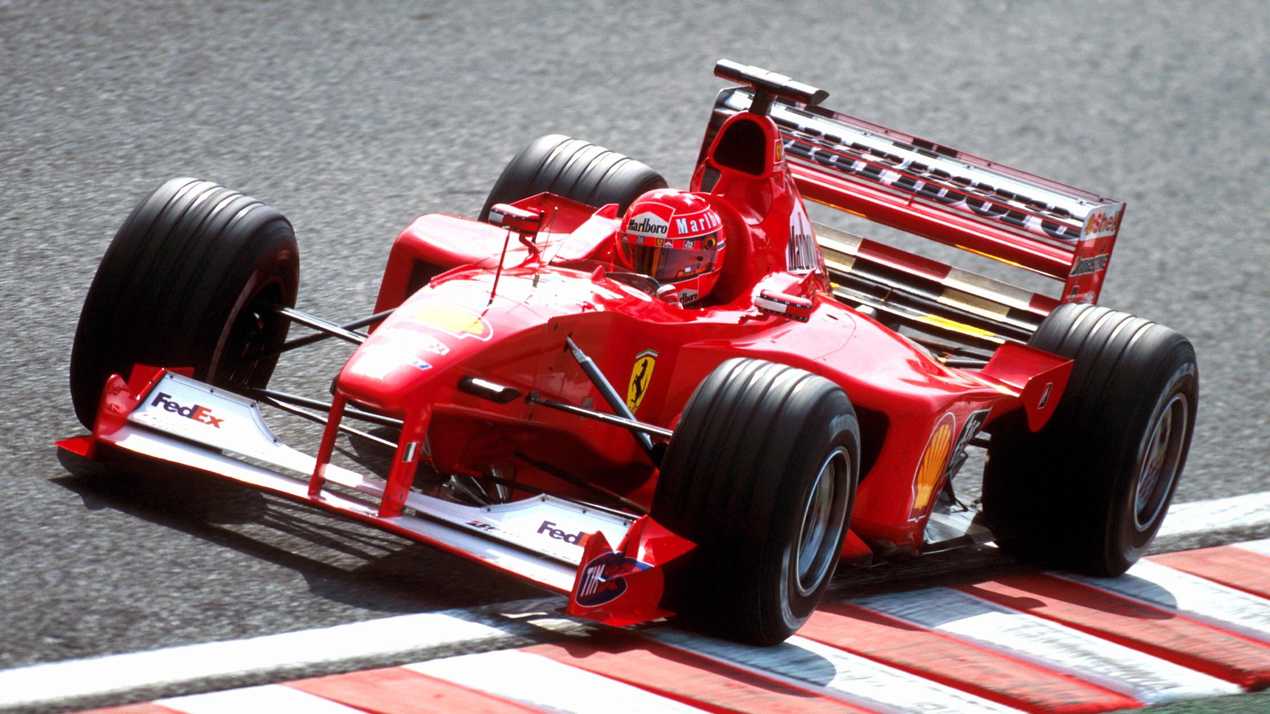 A year on, the 2000 Japanese Grand Prix was where Schumacher confirmed his third World Championship - and first with Ferrari.