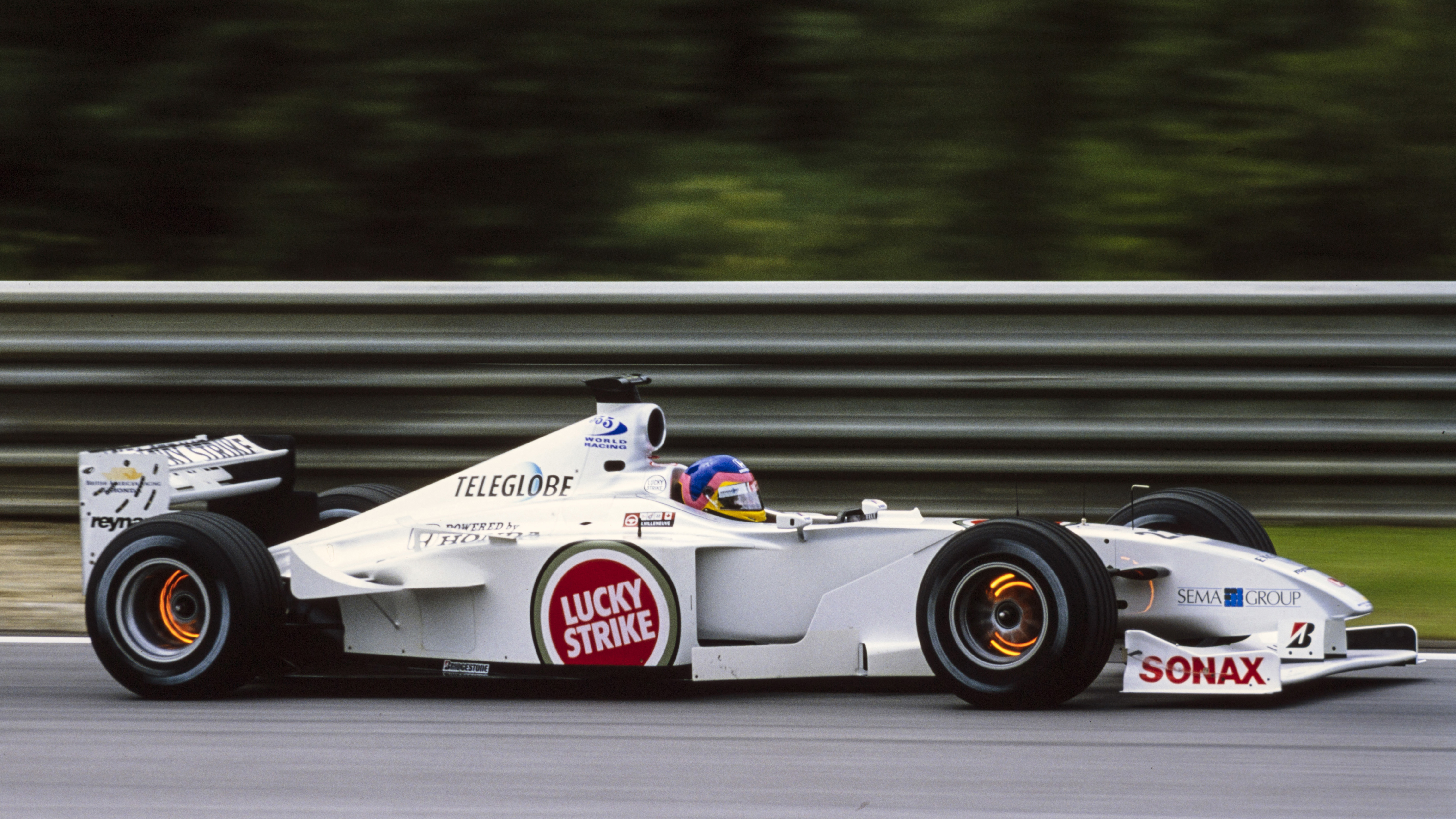 Jacques Villeneuve joined BAR in 1999 and faced his own struggles in his first year with the team. Fourth at Austria in 2000 (pictured) matched his best result with the team to that point. 
