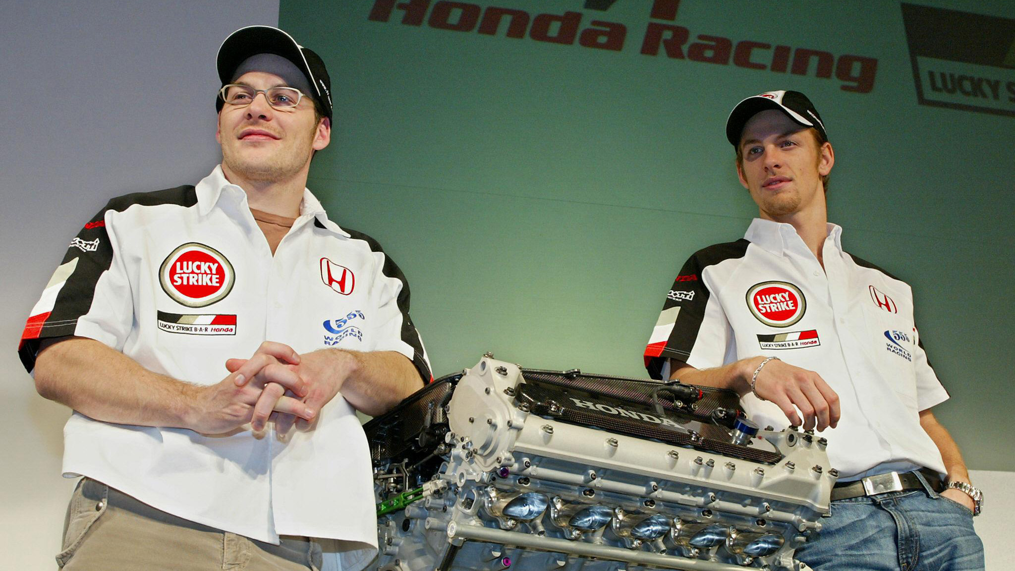 Villeneuve and Button were team-mates for only one season at BAR, leading the team to fifth in the 2003 F1 Constructors’ Championship. 