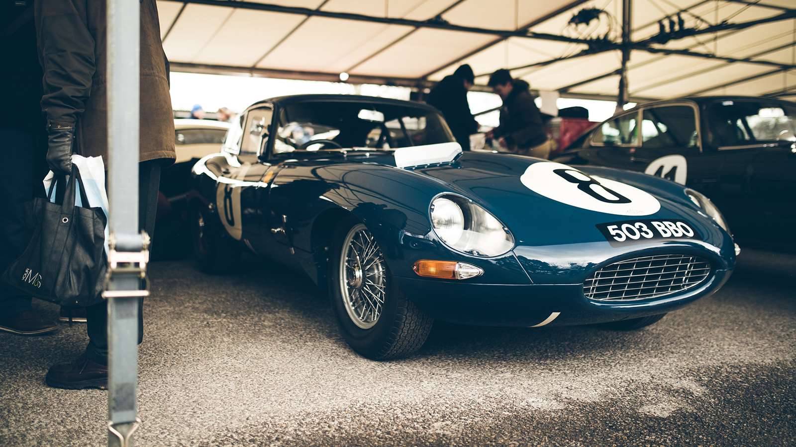 This E-type has the engine from a D-type and lay dormant for 58 years