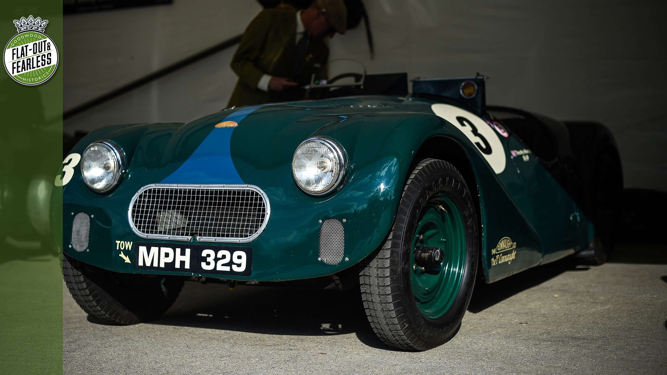 This Connaught was raced by the man who funded the team