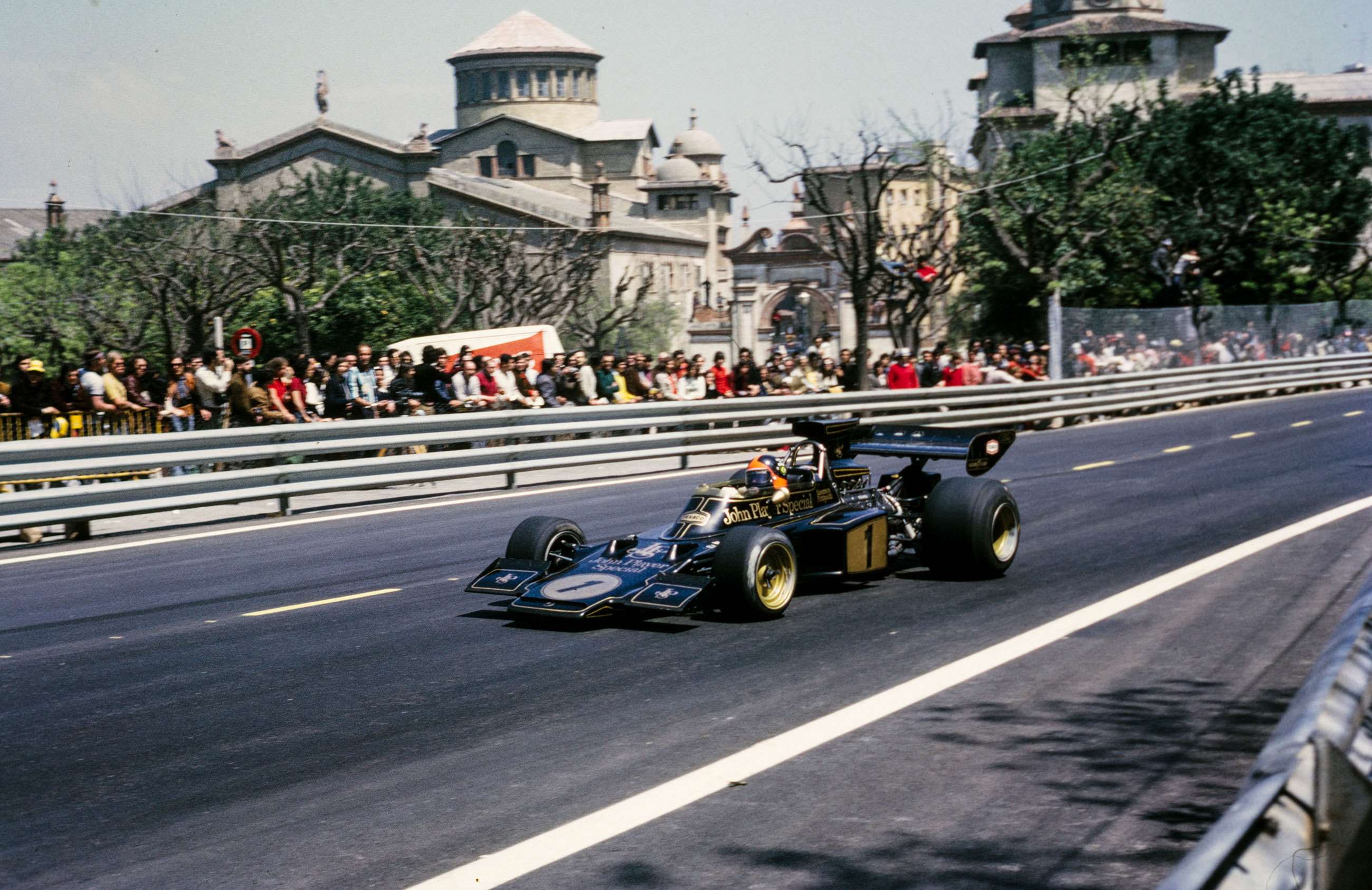 Emerson Fittipaldi Fittipaldi Gran Premio España 1973 Lotus 72E