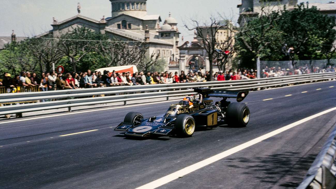 Emerson Fittipaldi Fittipaldi Gran Premio España 1973 Lotus 72E