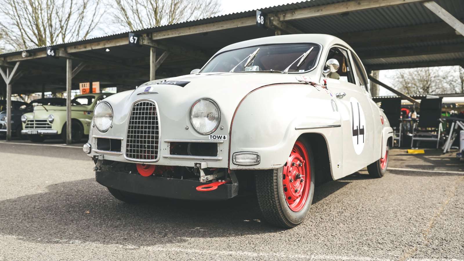 This screaming Saab 93 was the loudest car at Goodwood