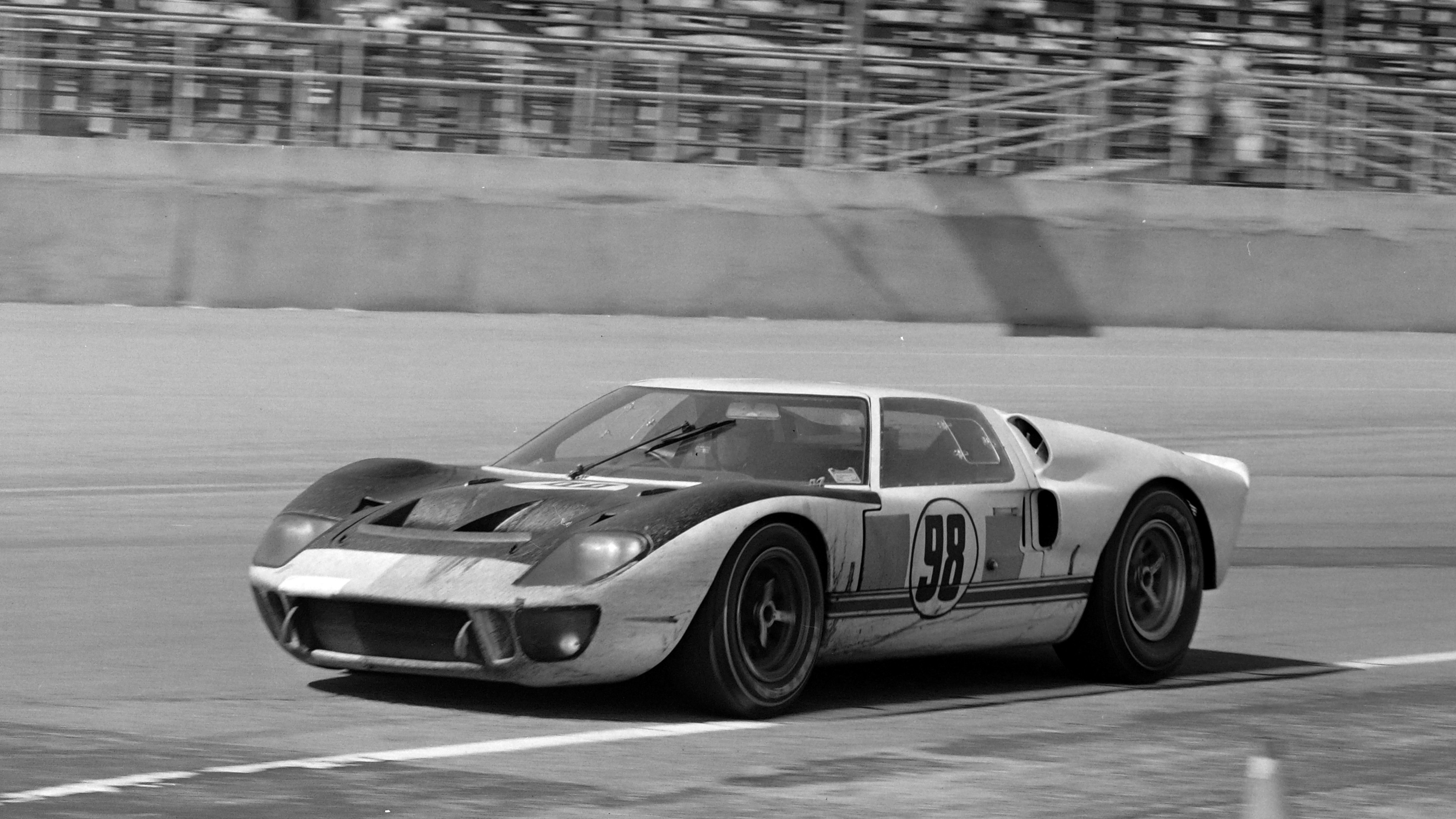 The Ford GT MkII of Ken Miles and Lloyd Ruby went on to win the 1966 Daytona 24 Hours. 