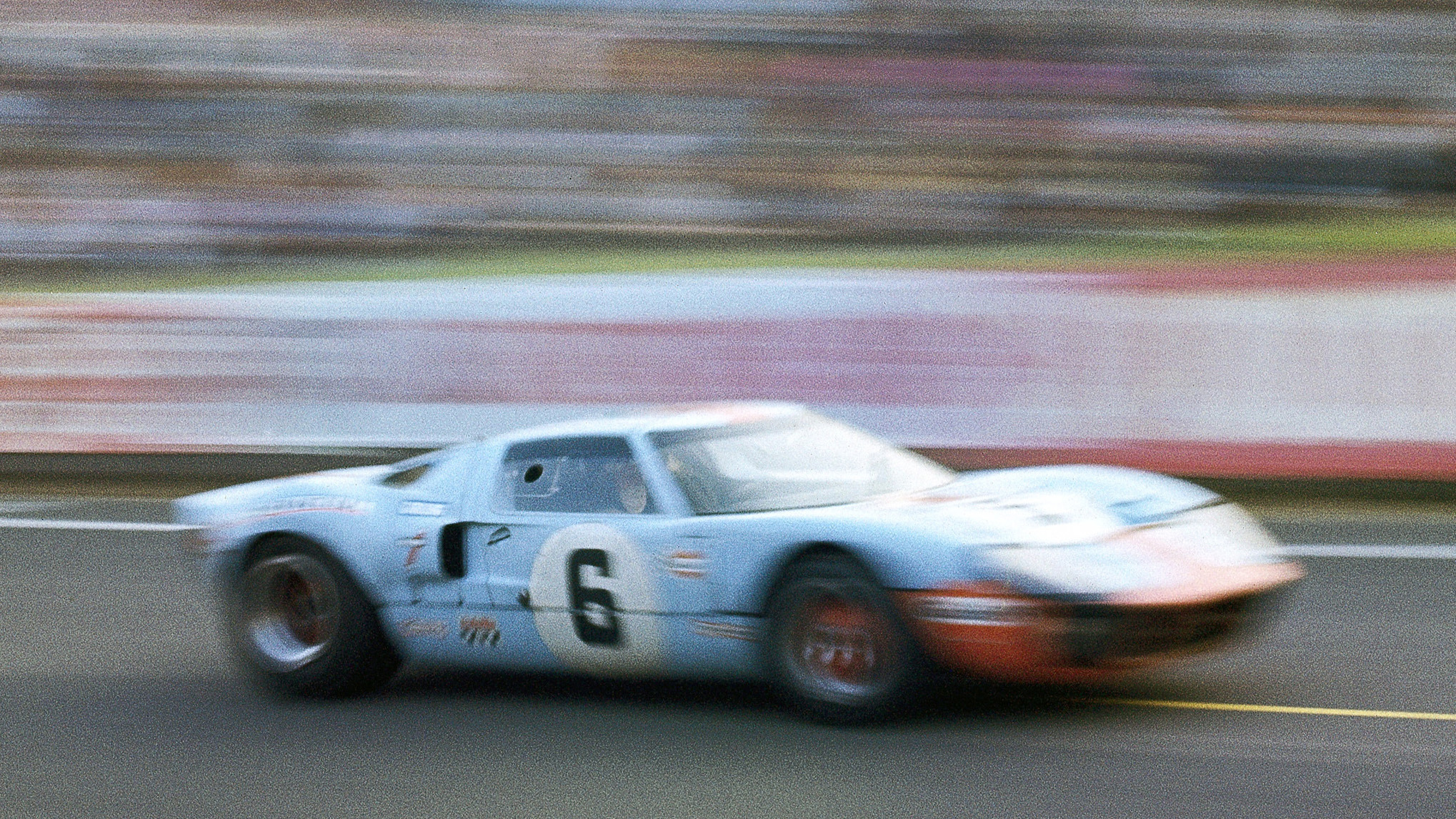 Jacky Ickx and Jackie Oliver wrapped up the GT40's dominance, winning Le Mans with Ford in 1969. 