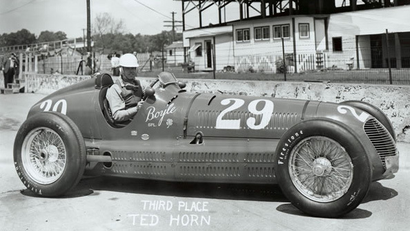 Ted Horn finished third in the 1946 Indy 500 in the Boyle Special.